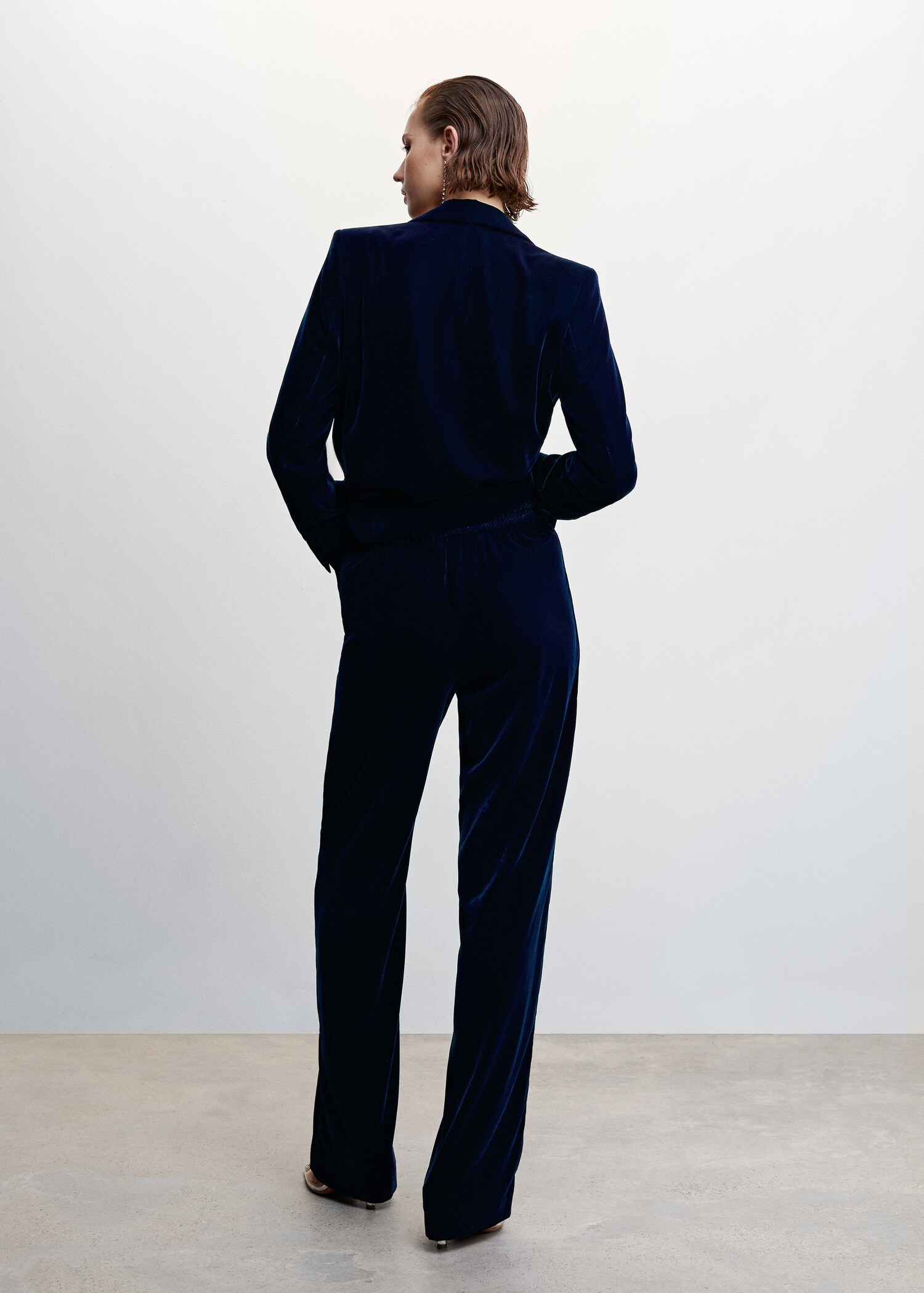 Veste de costume velours - Verso de l’article
