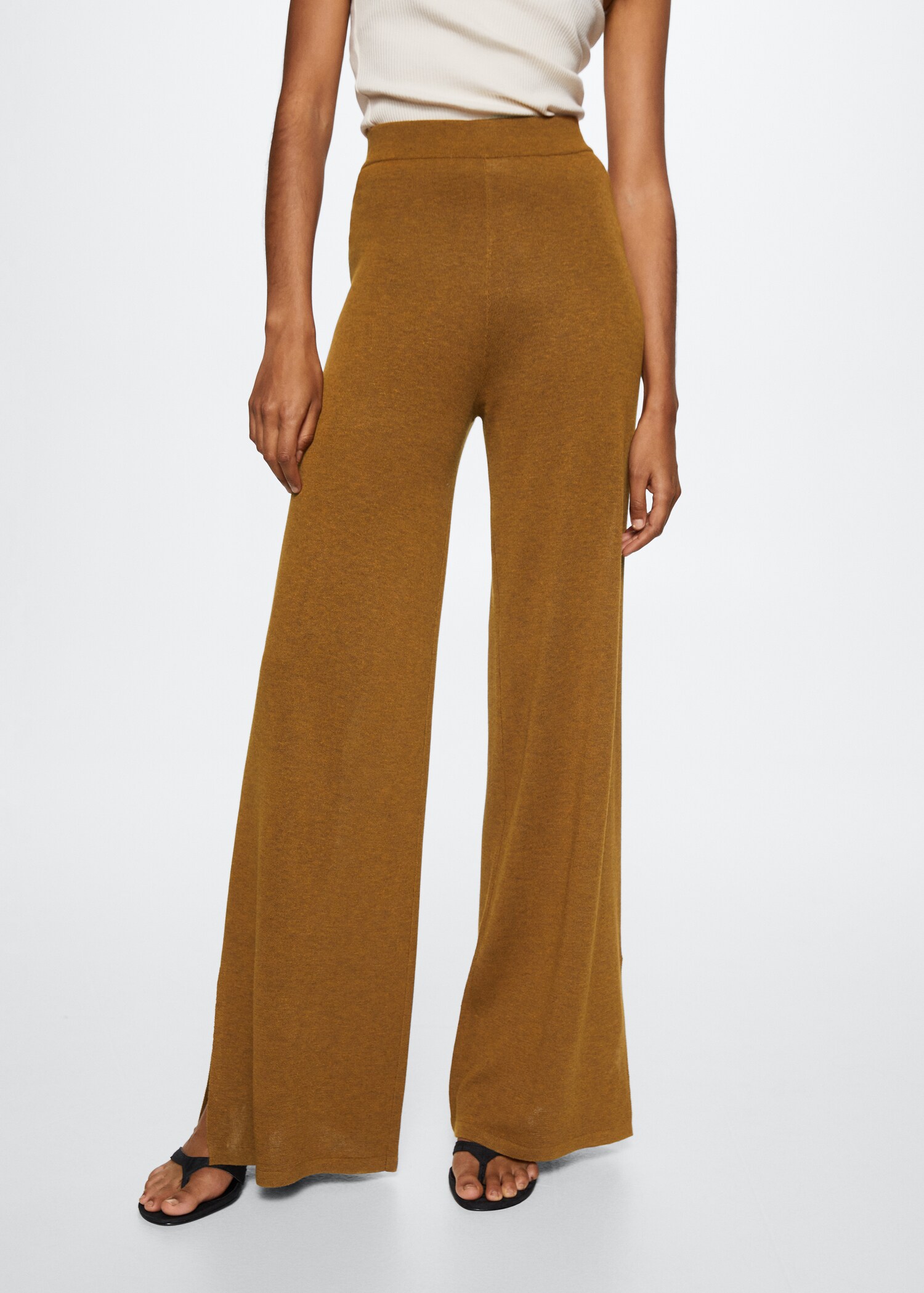 Pantalon maille ouvertures - Plan moyen