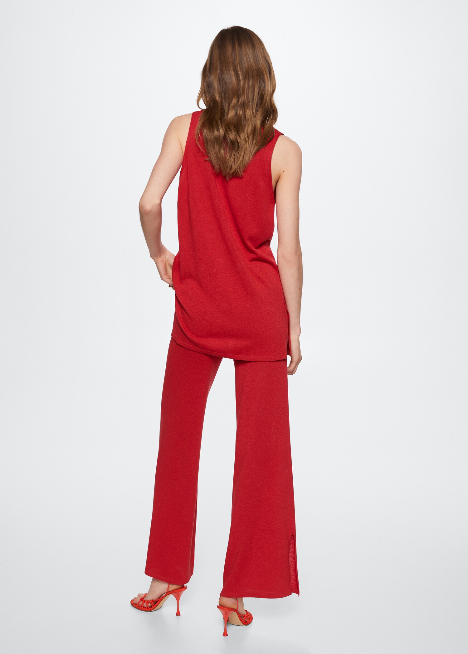 Pantalon maille ouvertures - Verso de l’article