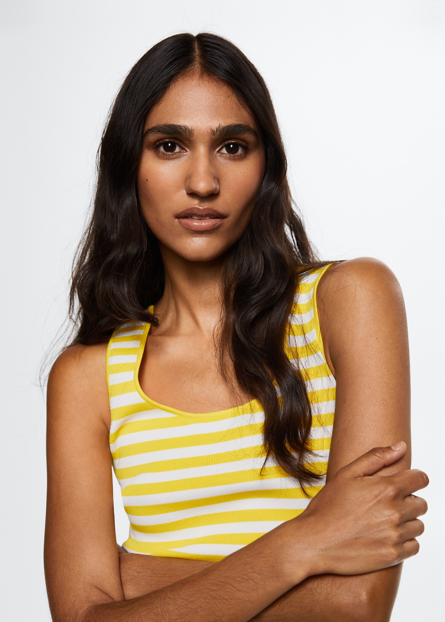 Striped knit top - Medium plane