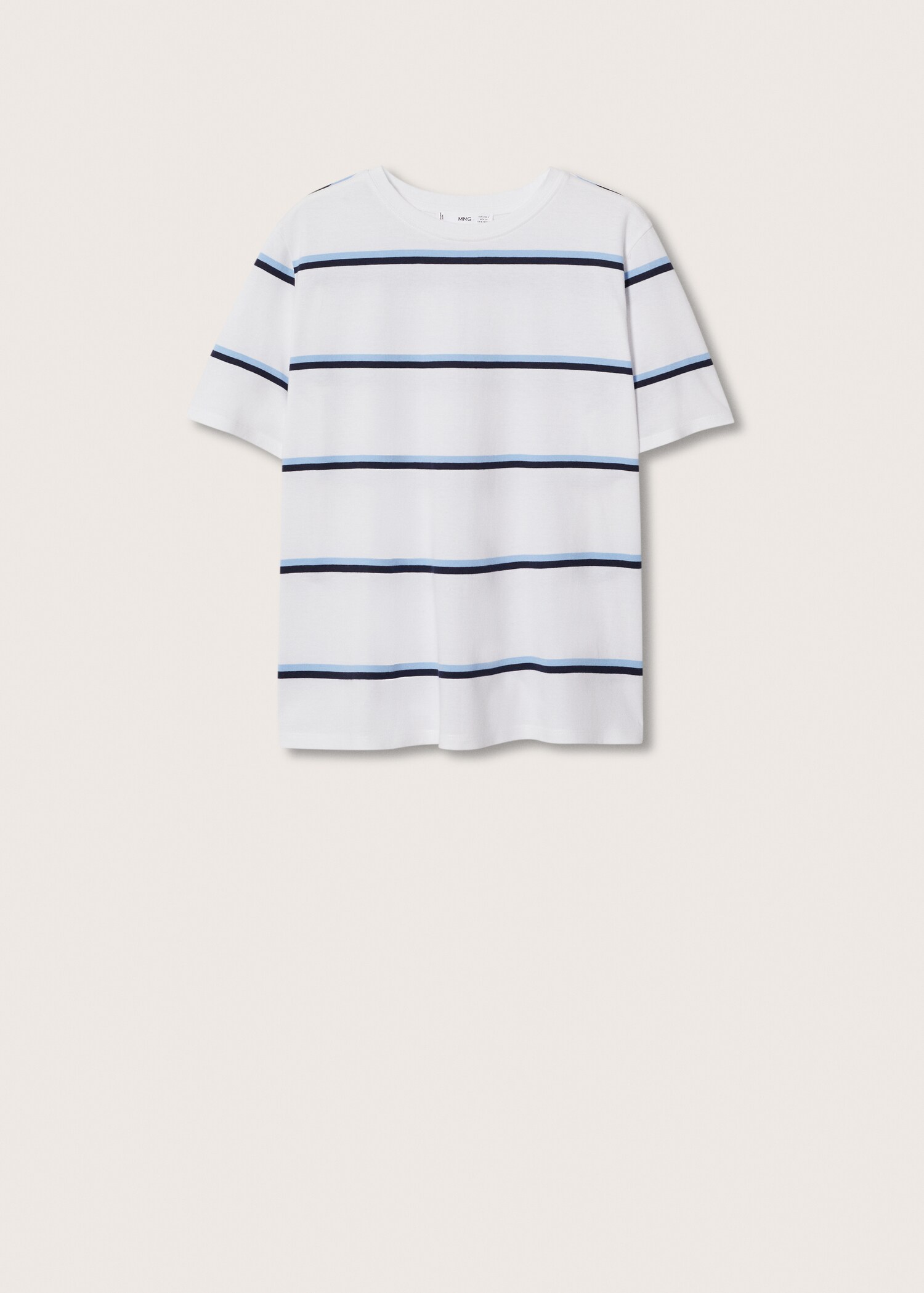 Striped cotton T-shirt - Article without model
