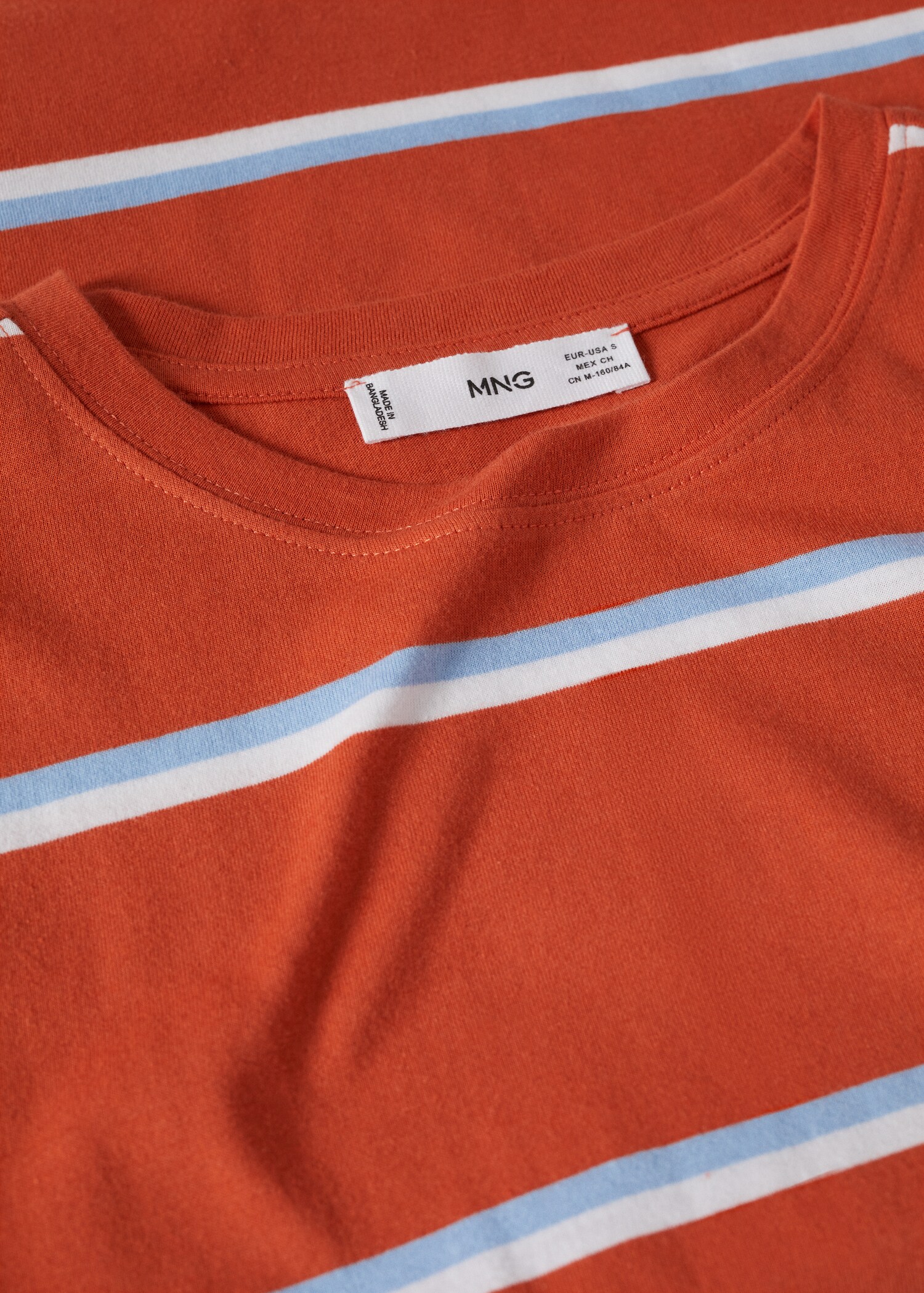 Striped cotton T-shirt - Details of the article 8