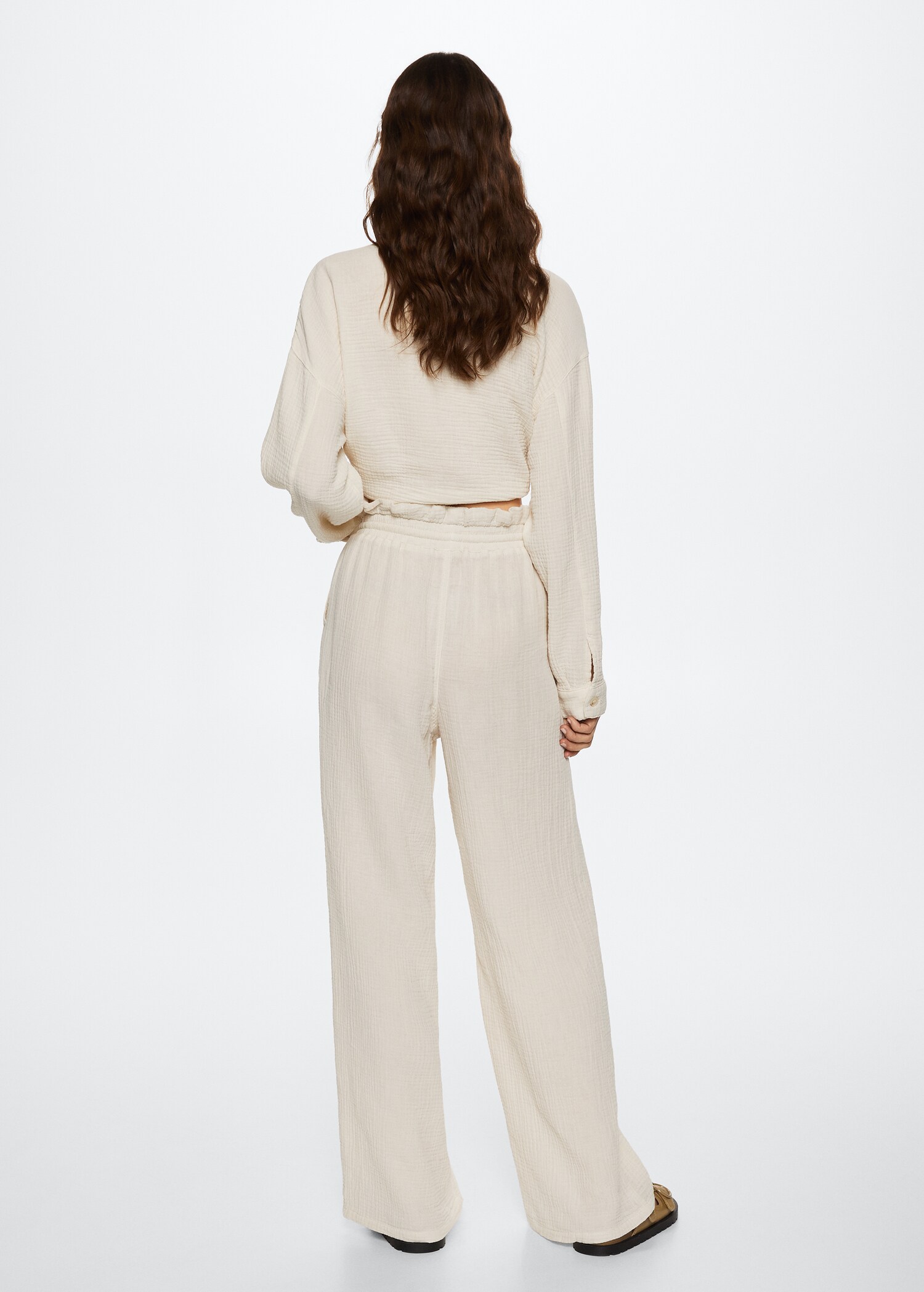 Bambula cotton trousers - Reverse of the article