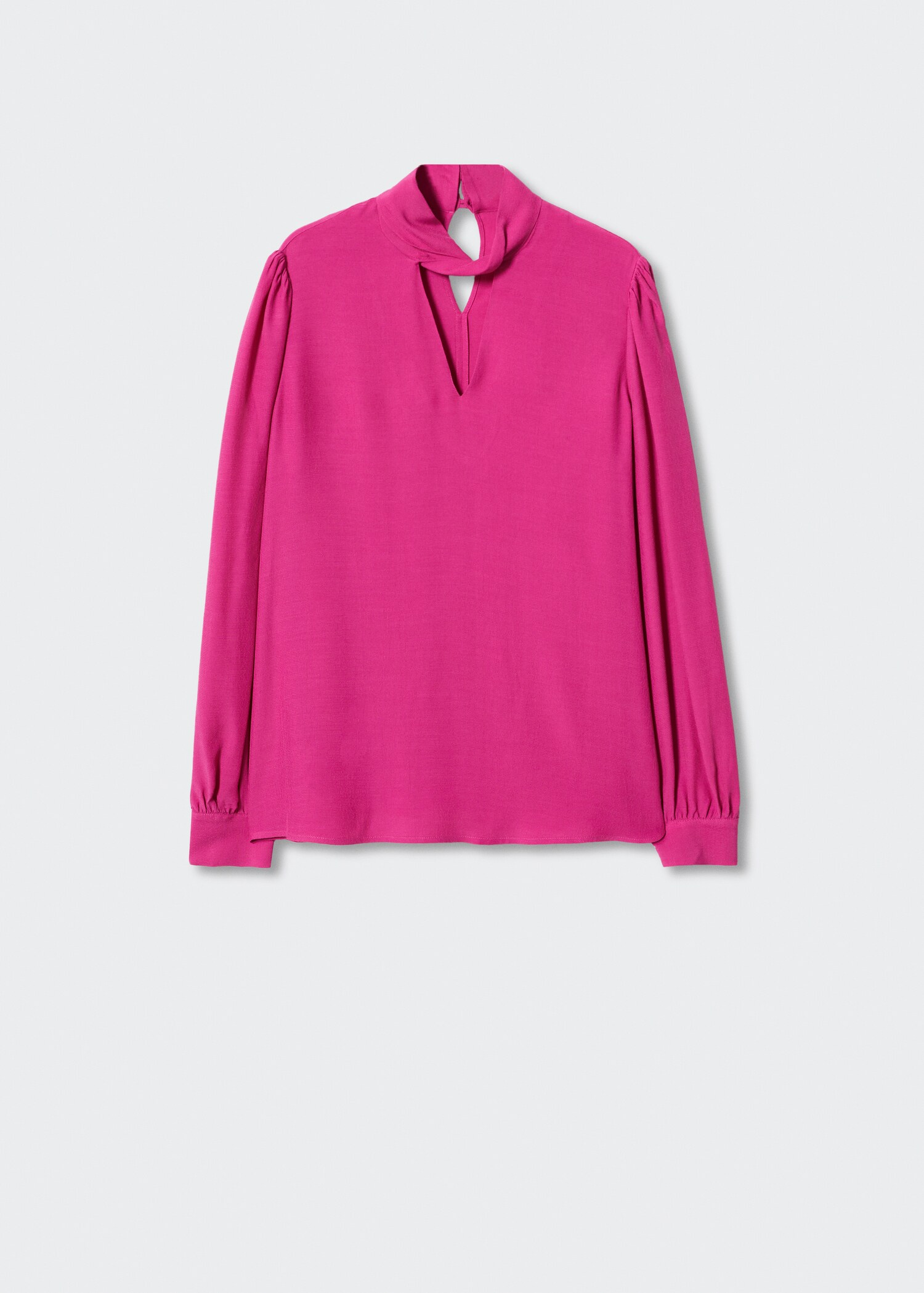 Blouse fluide manches bouffantes - Article sans modèle