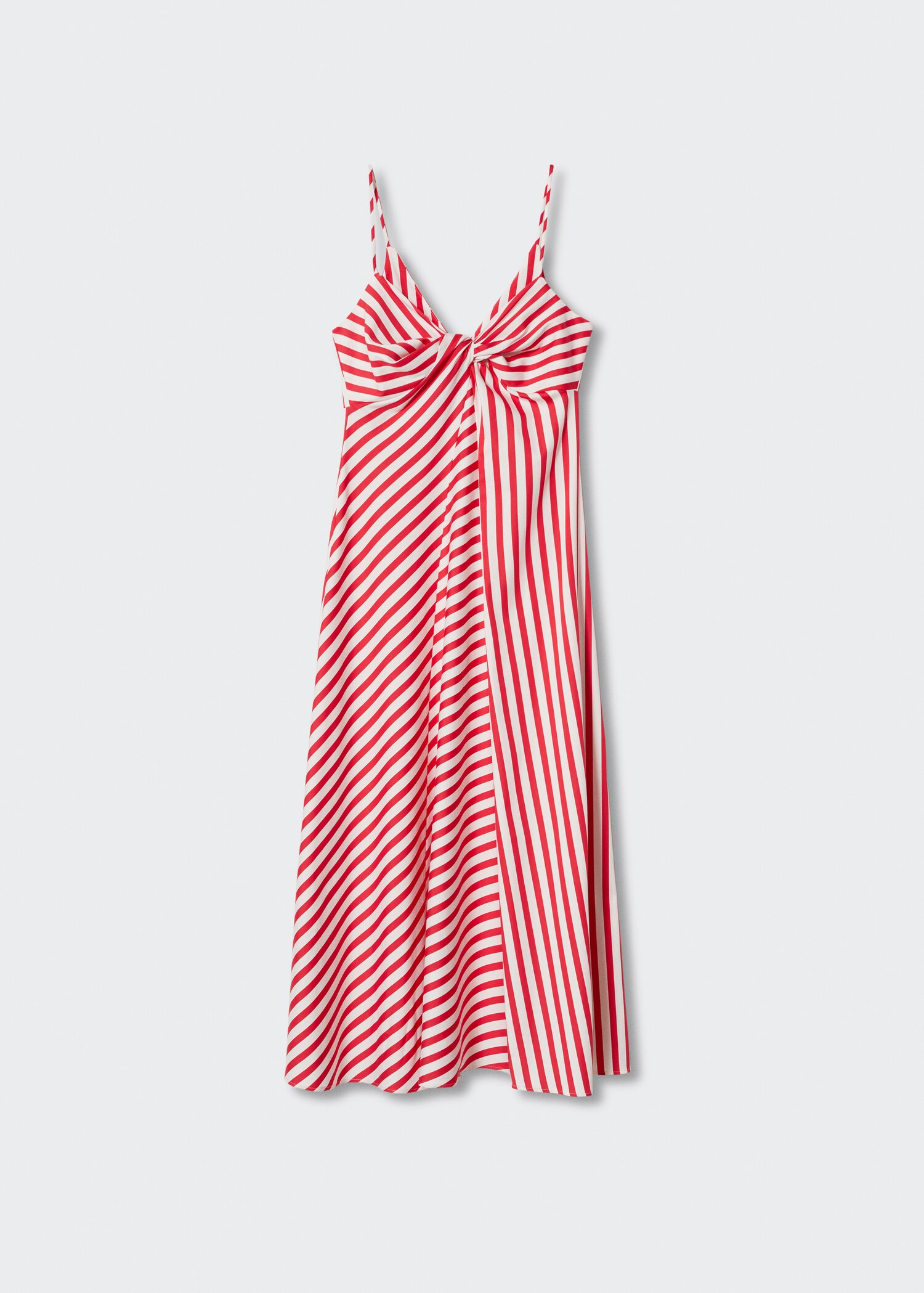 Striped cotton-blend dress - Article without model