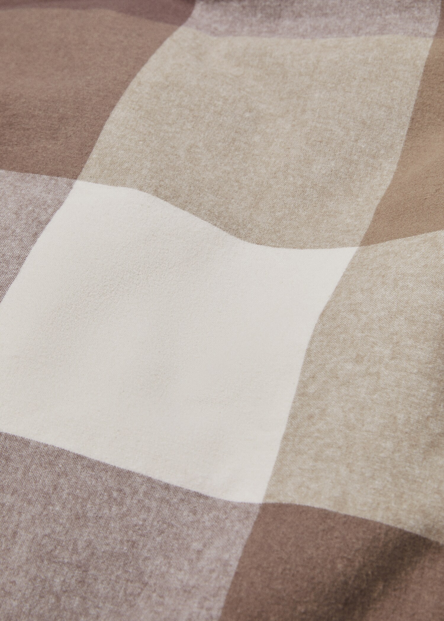 Copripiumino flanella quadri letto 150/160 cm - Dettaglio dell'articolo 2