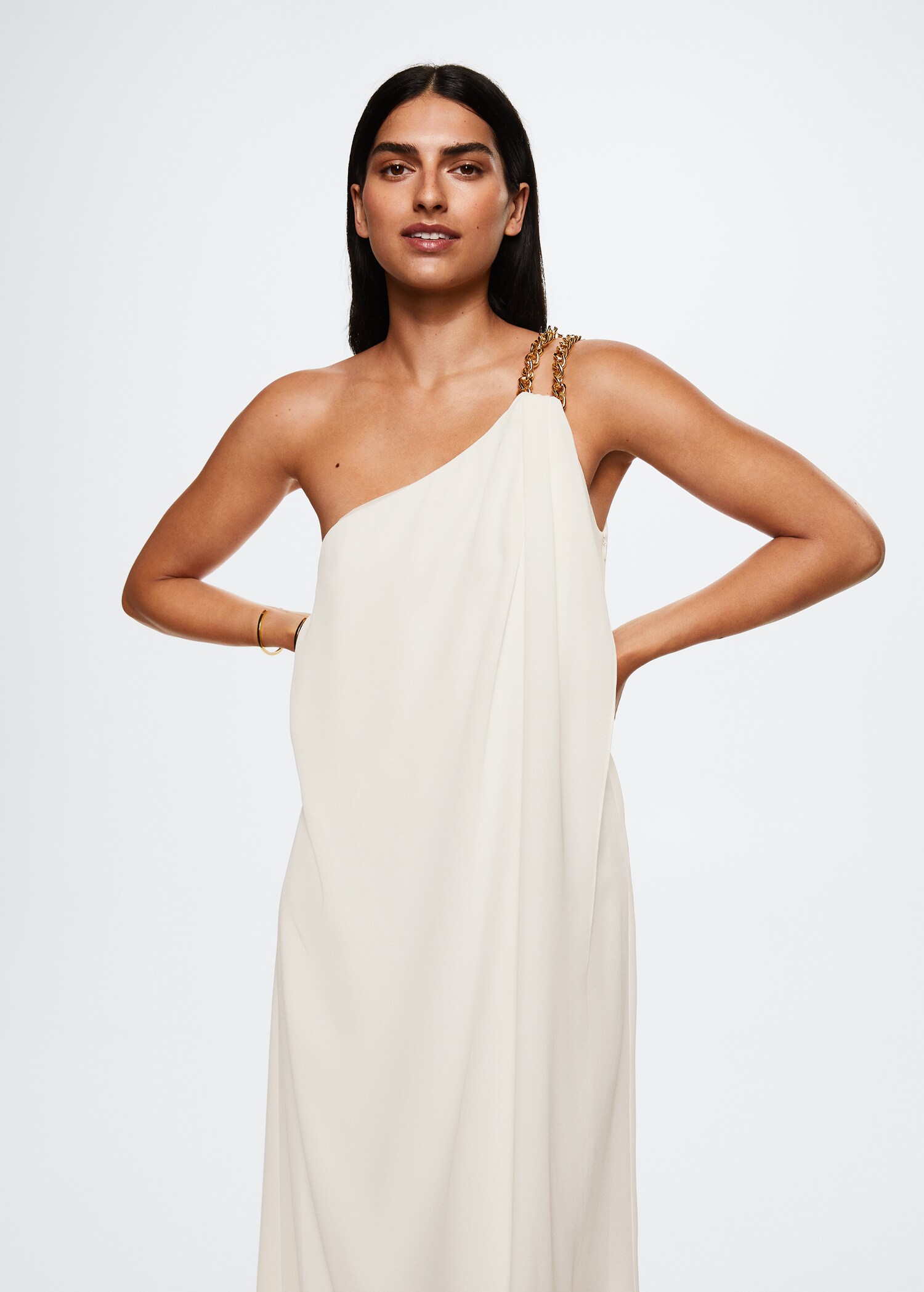Chain detail dress - Medium plane