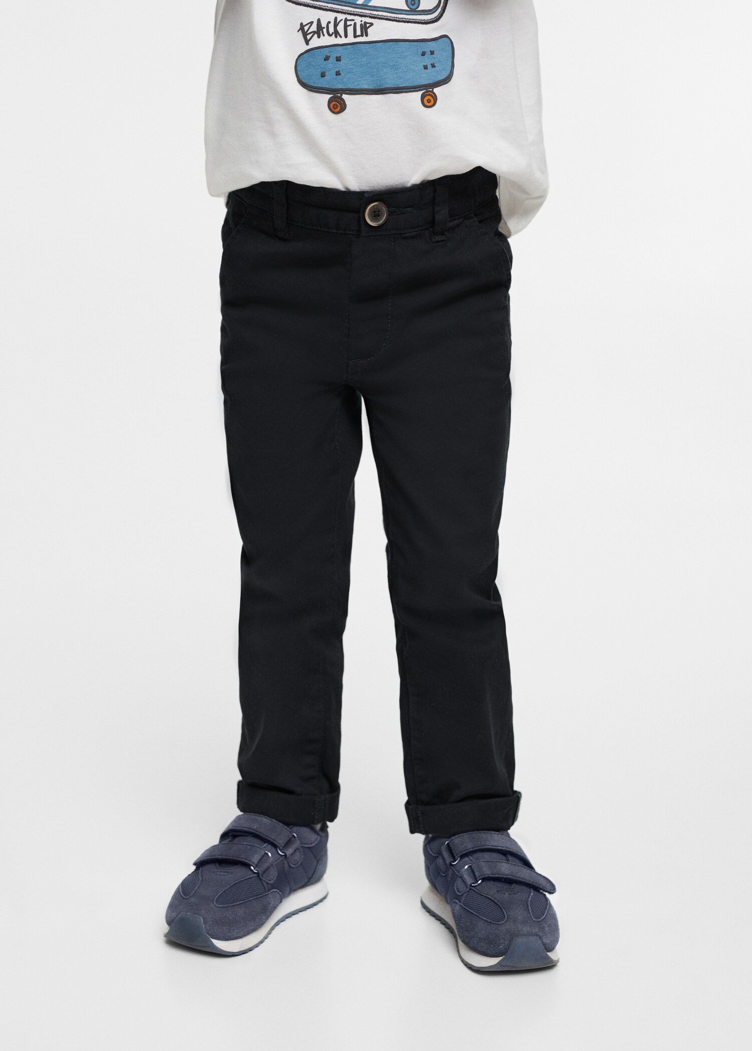 Pantalón chino elástico - Plano medio