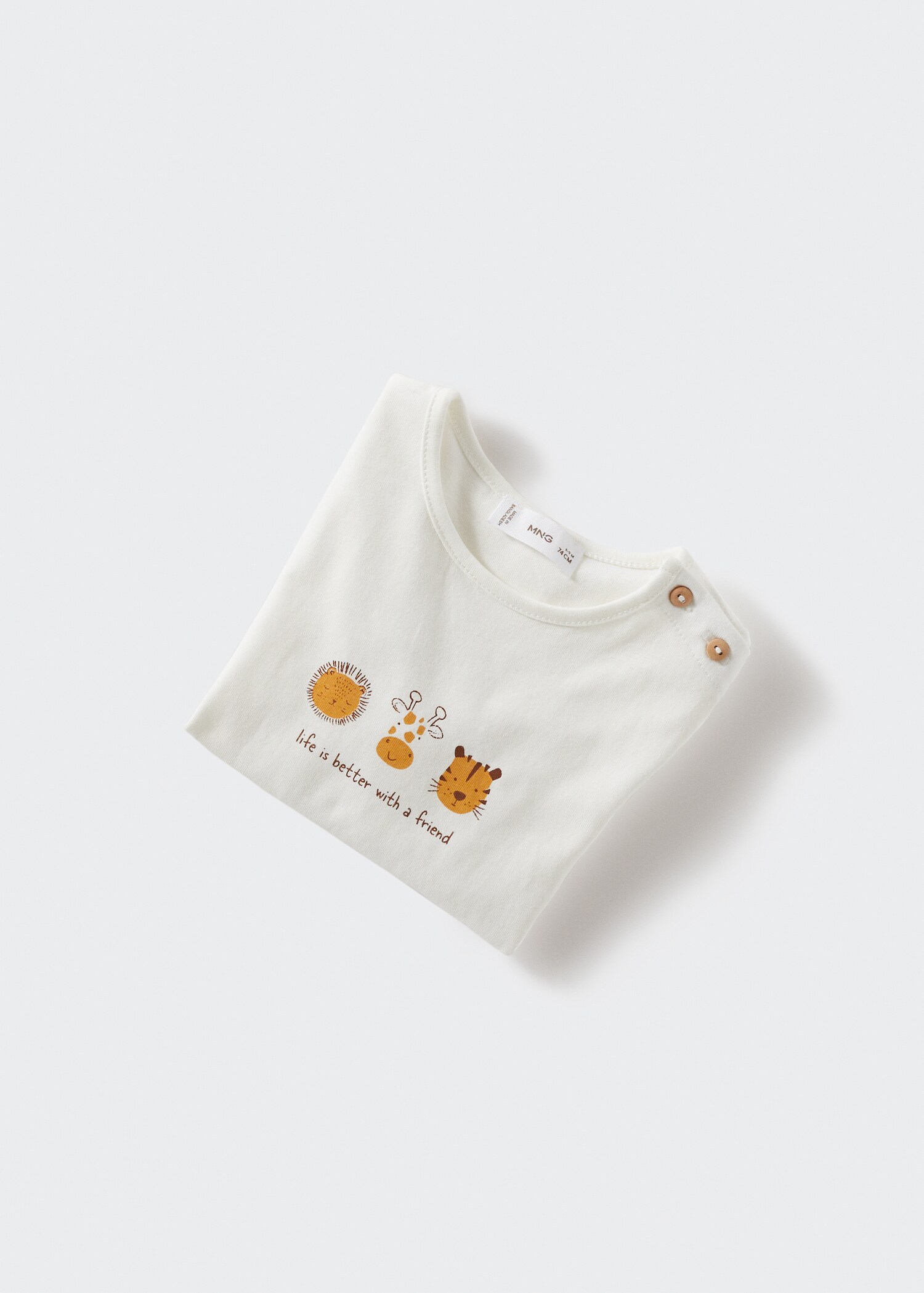 Bedrukt T-shirt met lange mouwen - Detail van het artikel 8