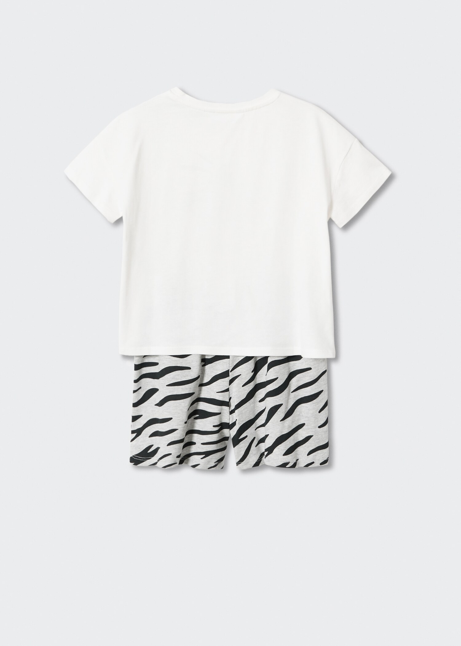 Printed short pyjamas - Reverse of the article