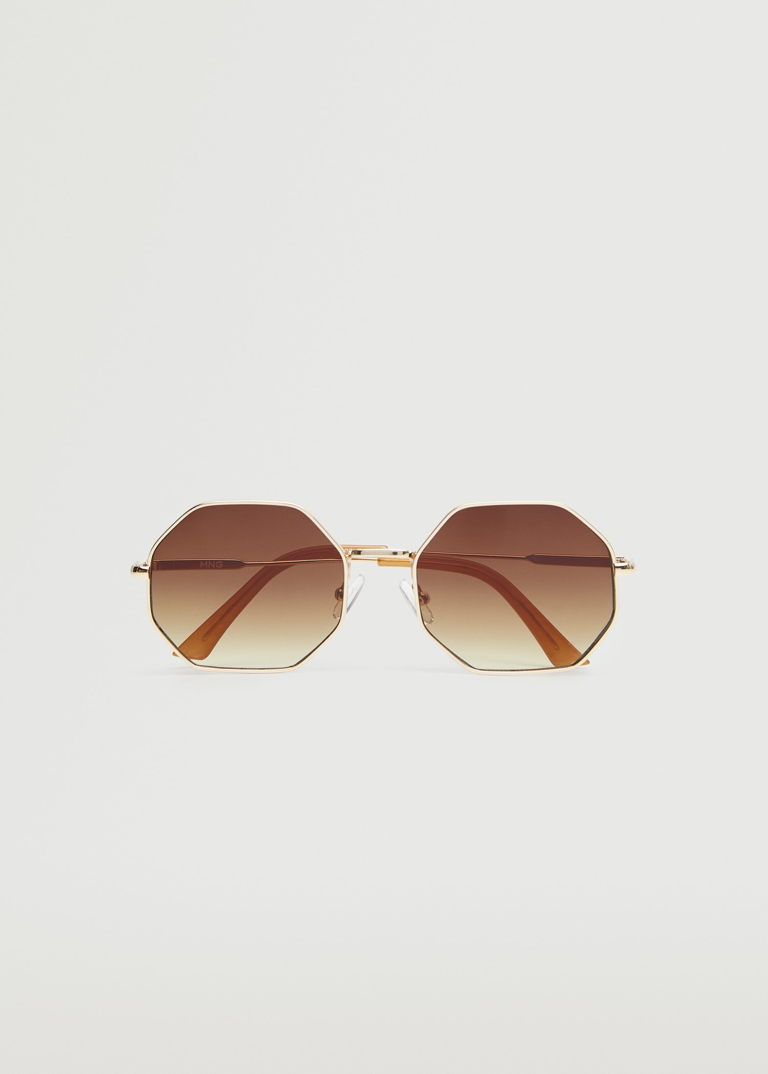 Lunettes de soleil monture métallique hexagonale Femme MANGO Niger
