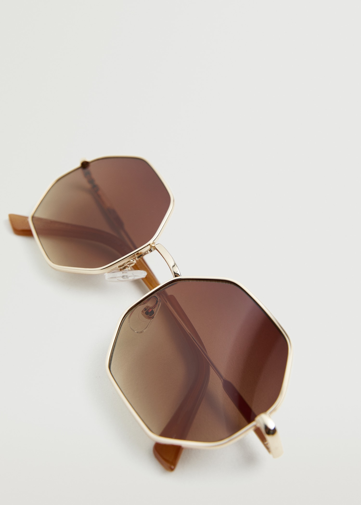 Lunettes de soleil monture métallique hexagonale - Détail de l'article 2