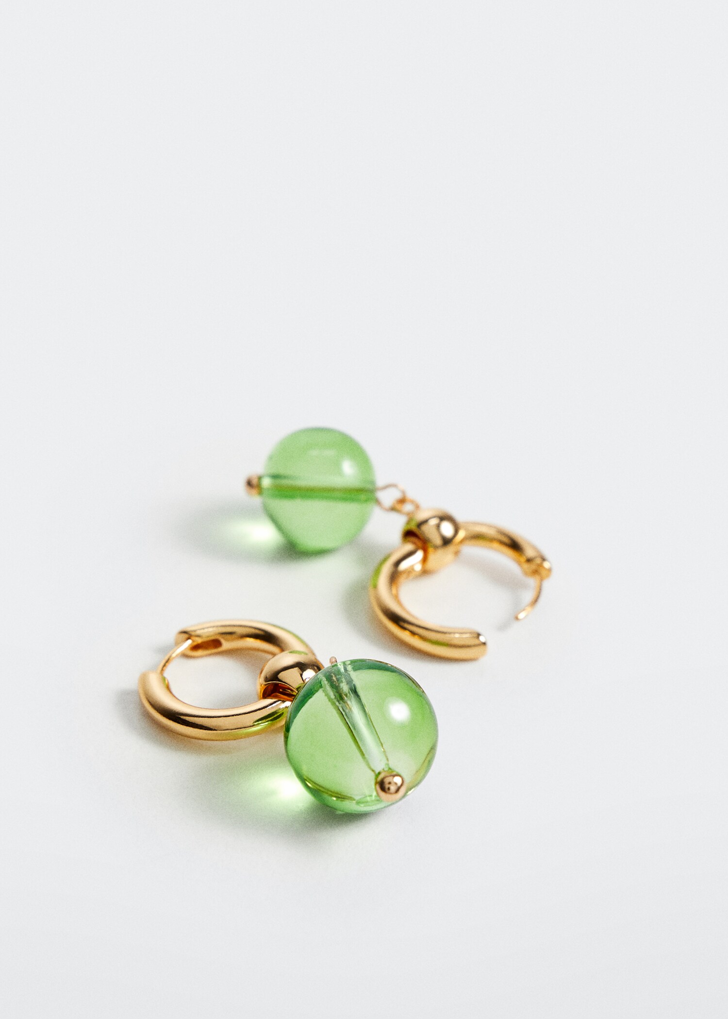 Boucles d'oreilles pendantes cercles - Détail de l'article 2
