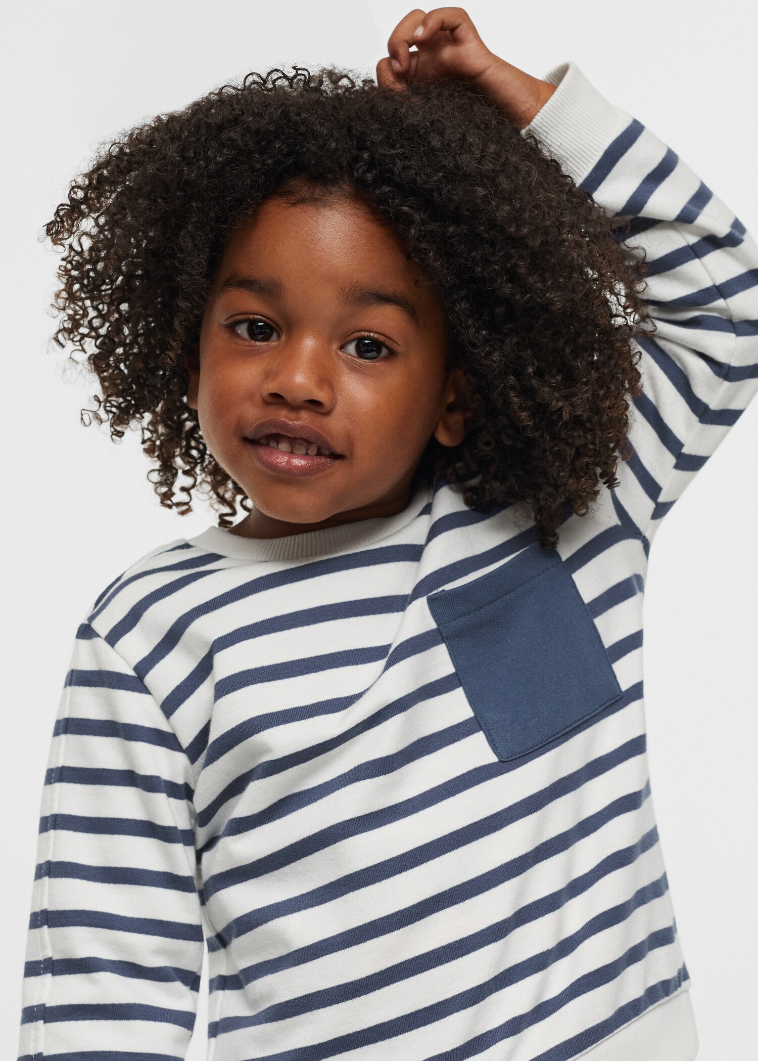 Pocket stripes sweatshirt - Details of the article 4
