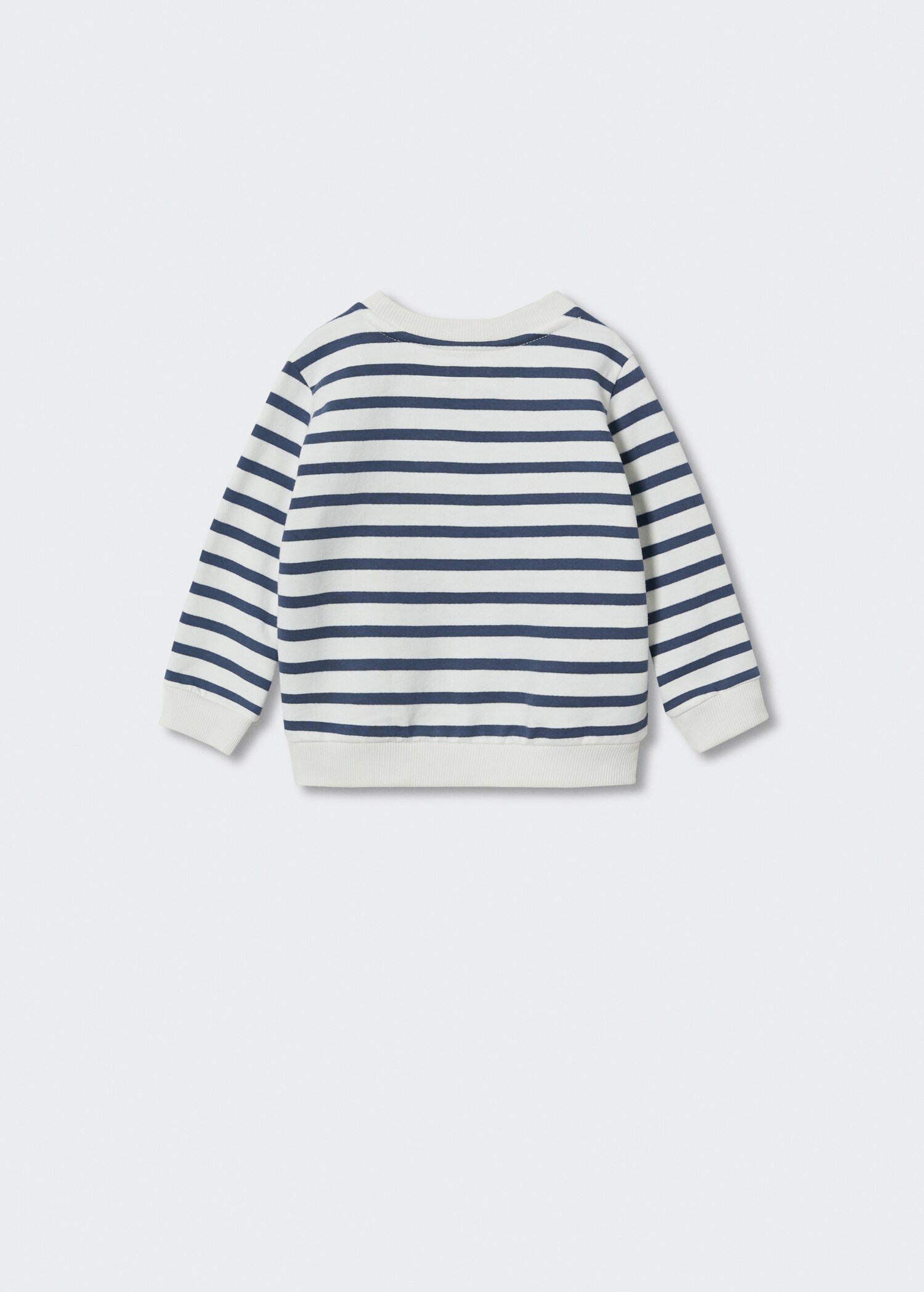 Pocket stripes sweatshirt - Reverse of the article