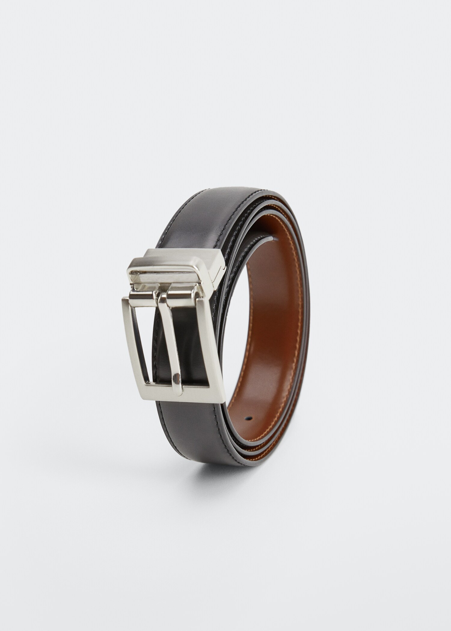 Reversible Tailored leather belt - Details of the article 3