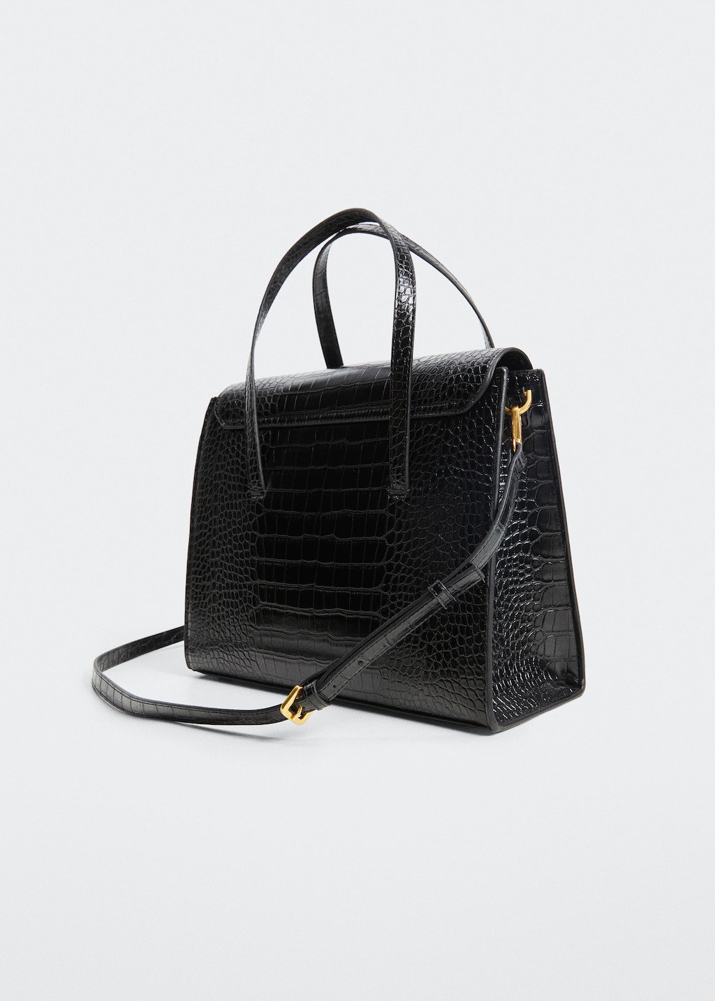 Croc effect bag Women MANGO Iran