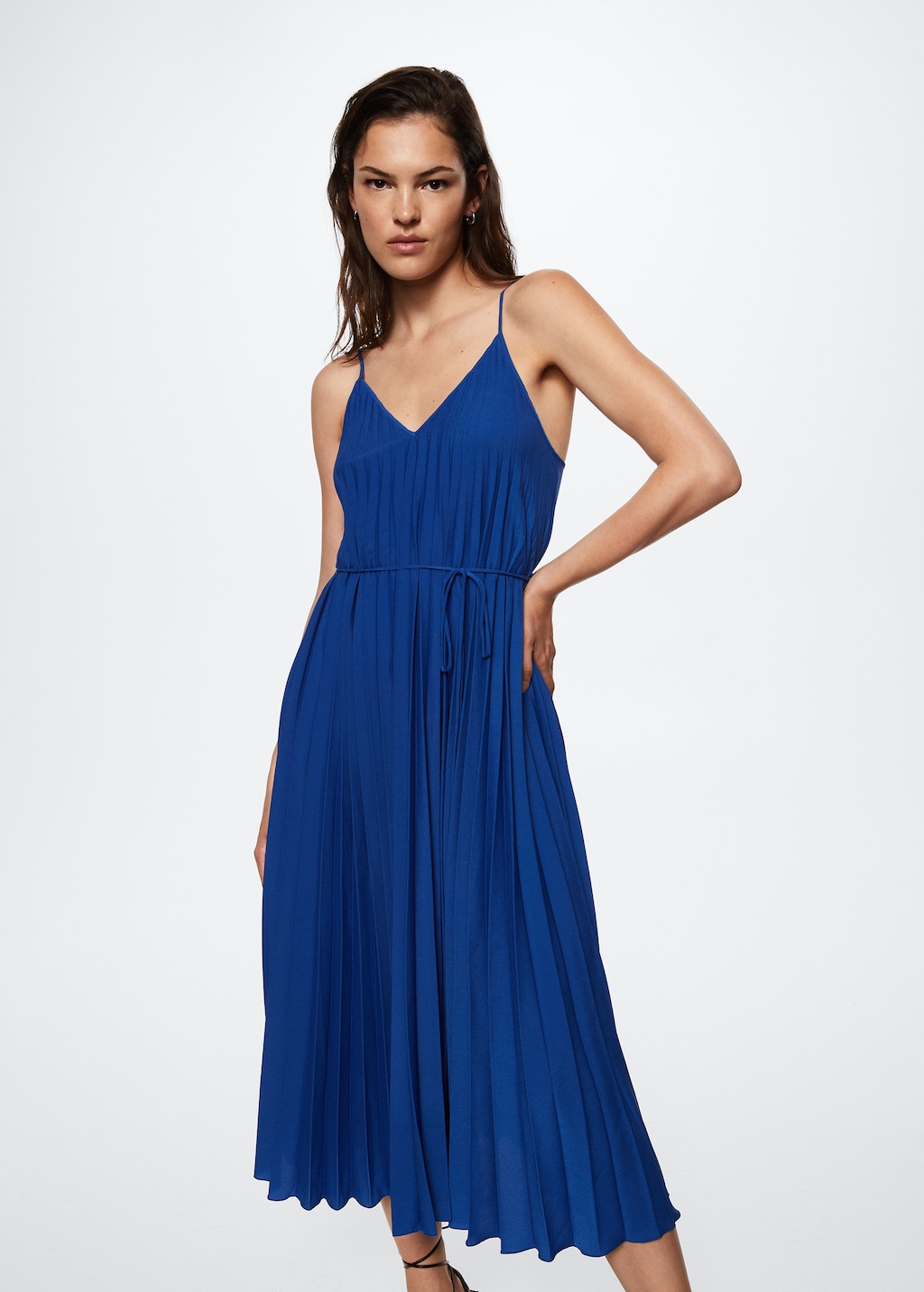 Mango robe plissée sale