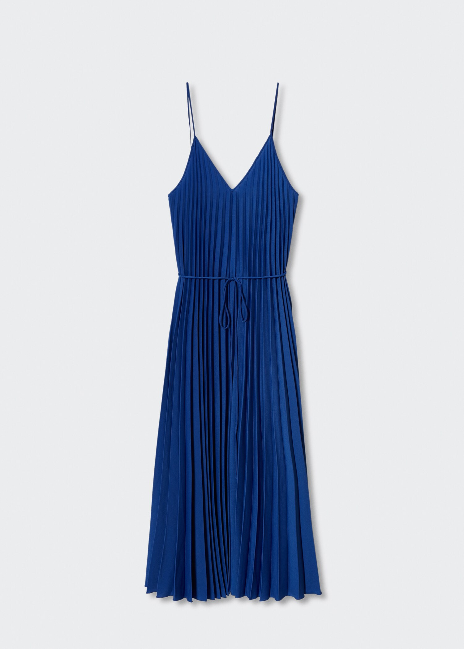 Vestido plisado cinturón - Artículo sin modelo