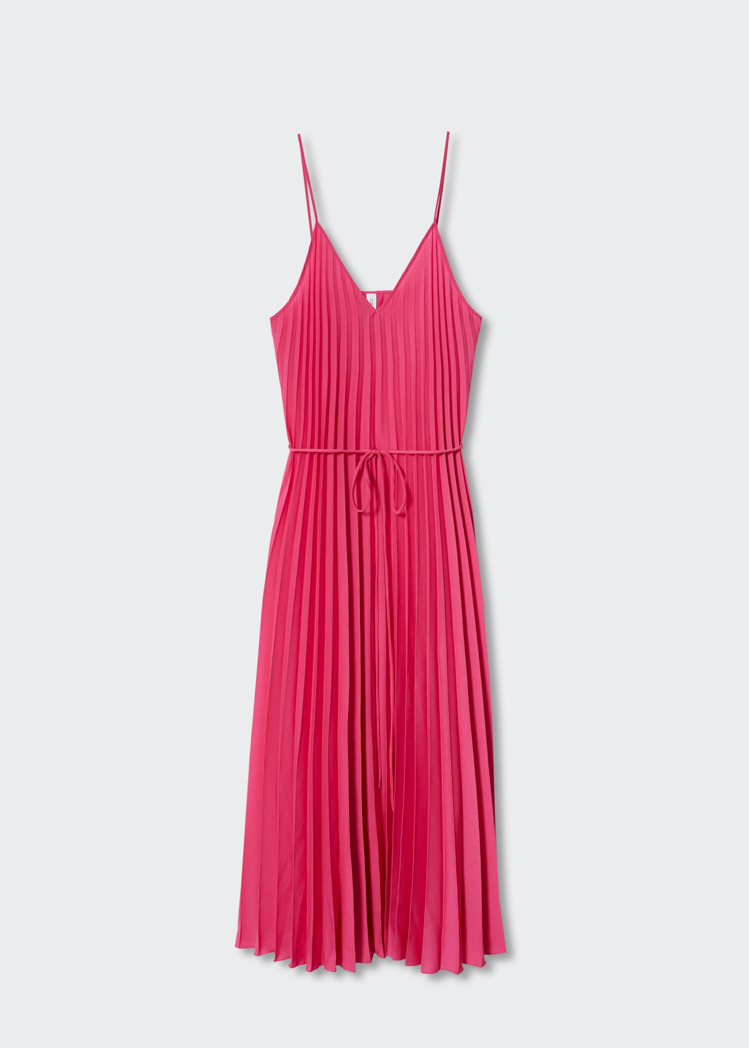Plissée-Kleid mit Gürtel - Artikel ohne Model
