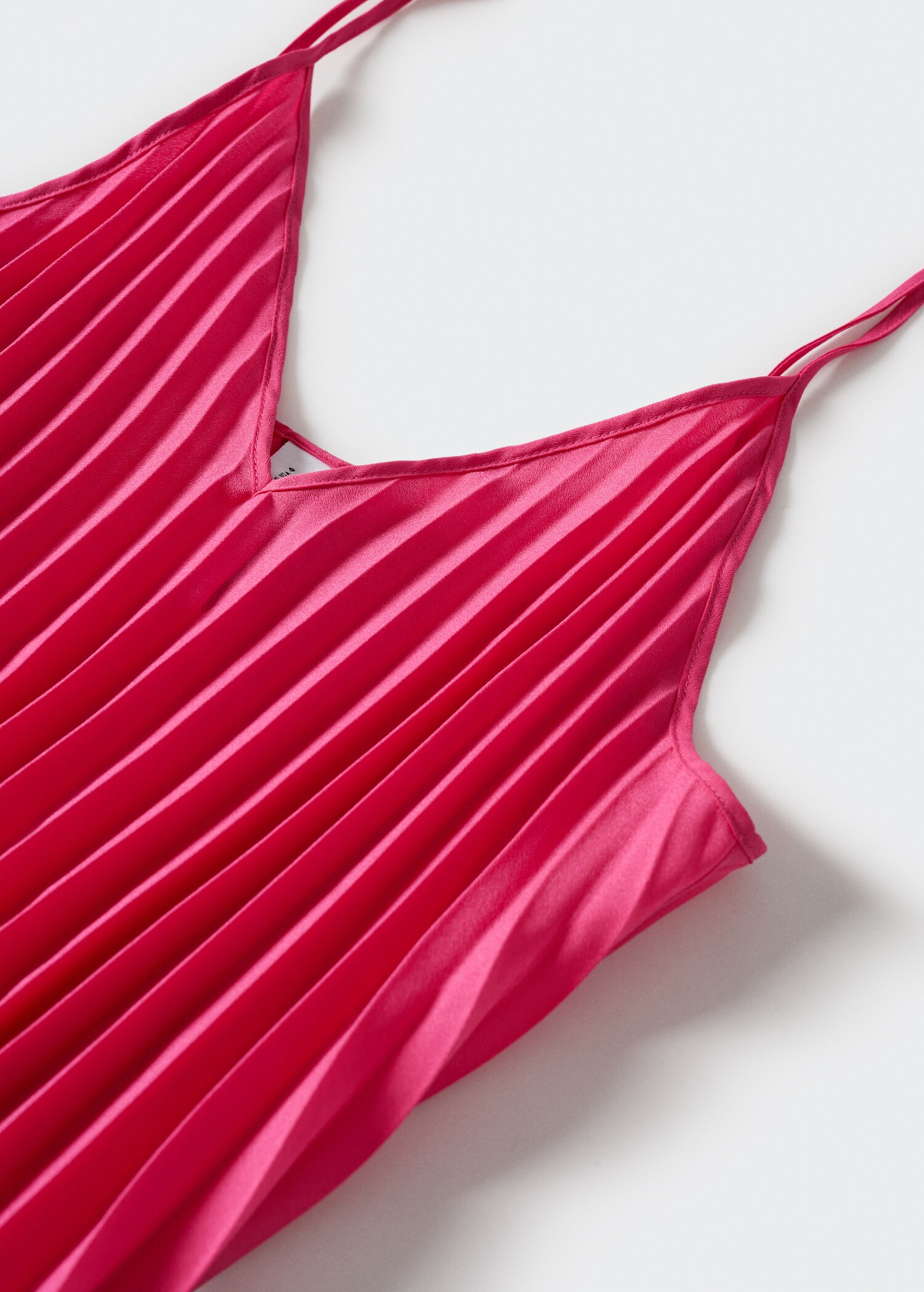 Plissée-Kleid mit Gürtel - Detail des Artikels 8