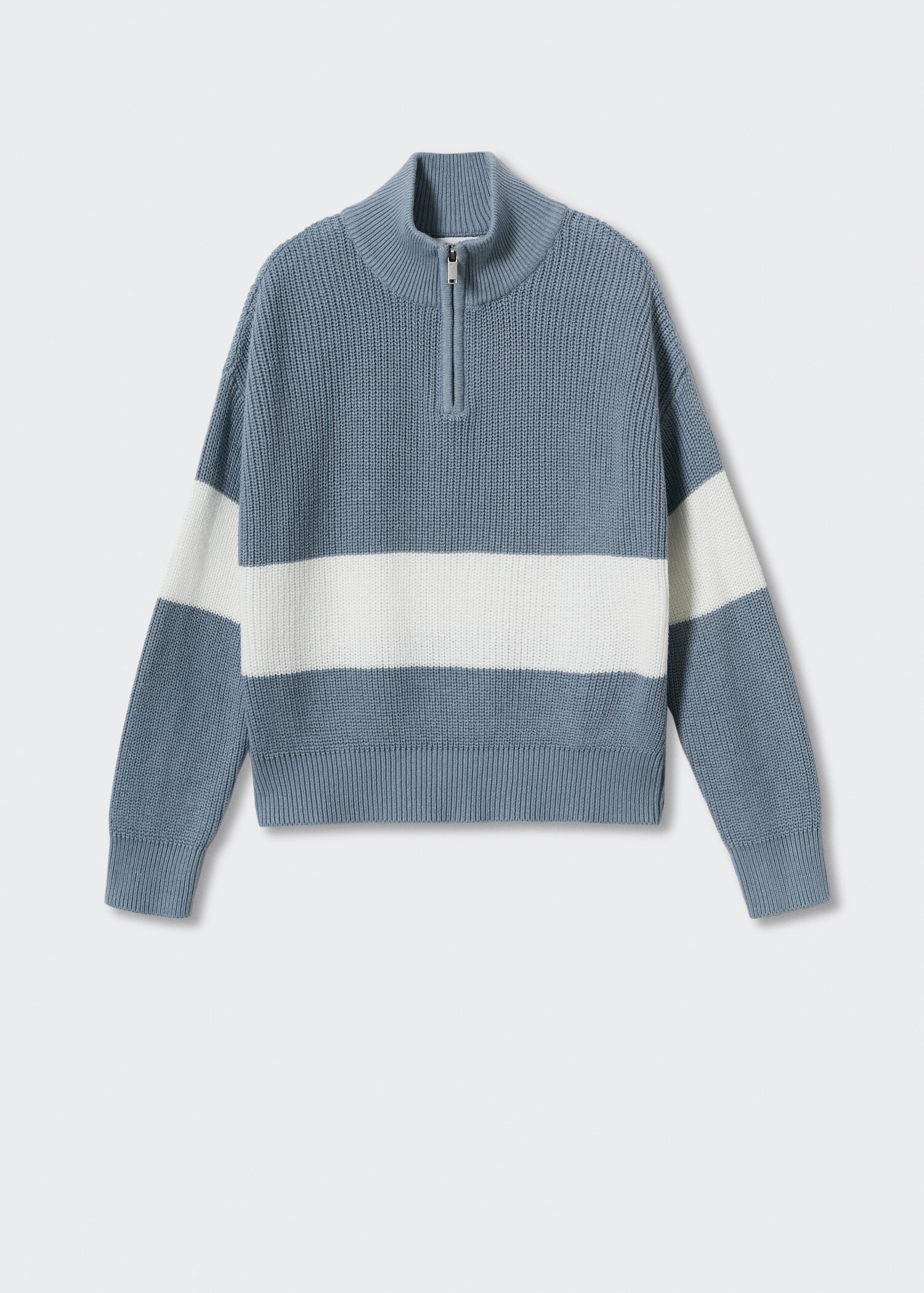 Strickpullover mit Reißverschluss - Artikel ohne Model