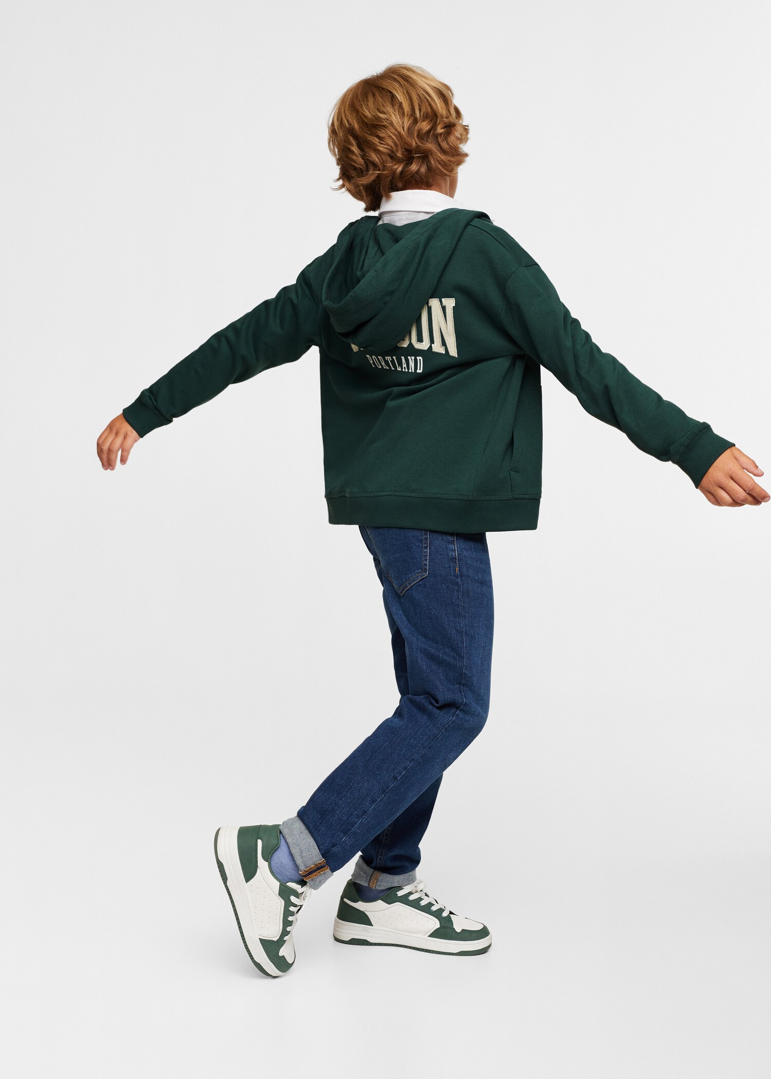 Message zipped hoodie - Details of the article 2