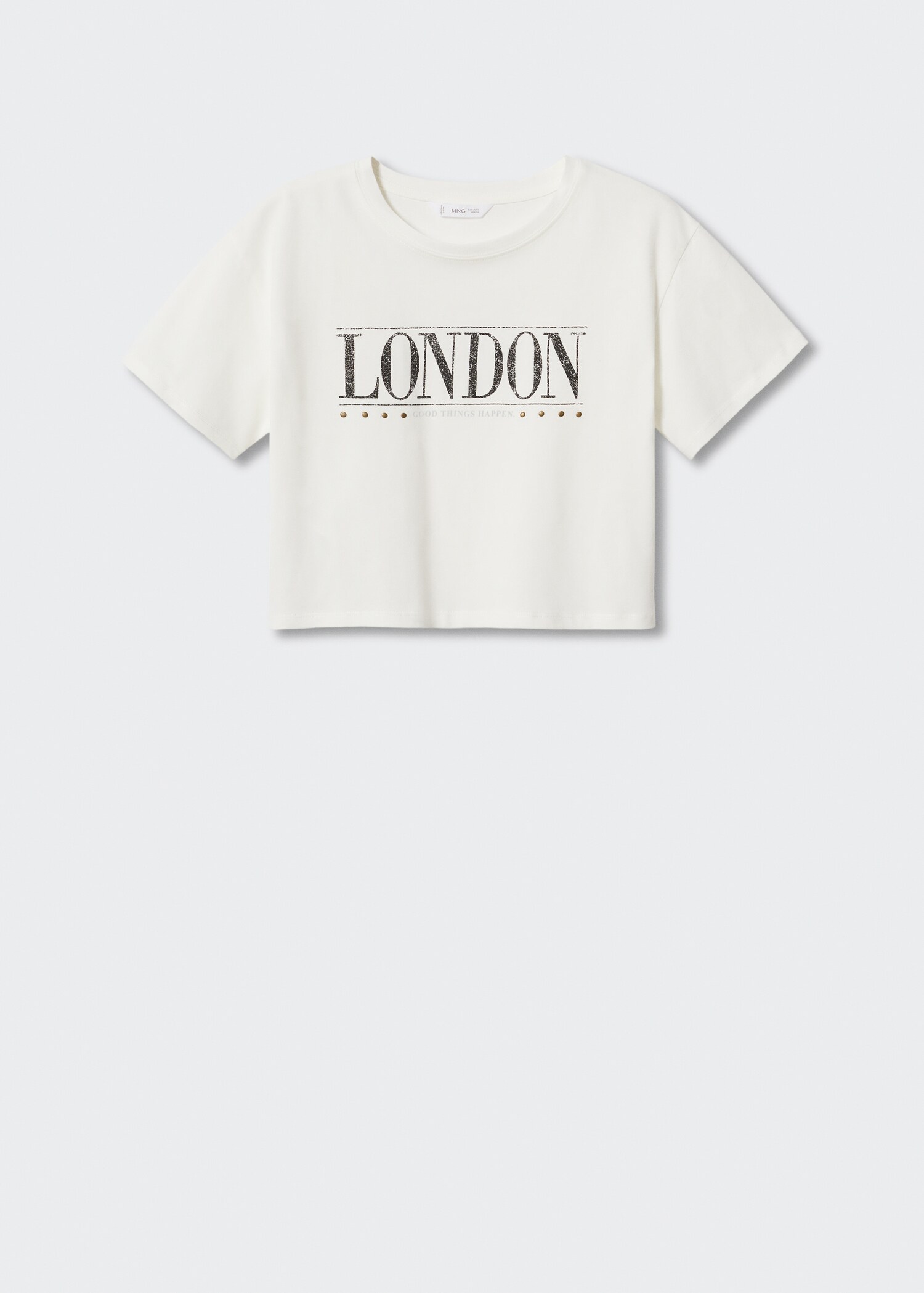 Printed cotton-blend T-shirt - Article without model