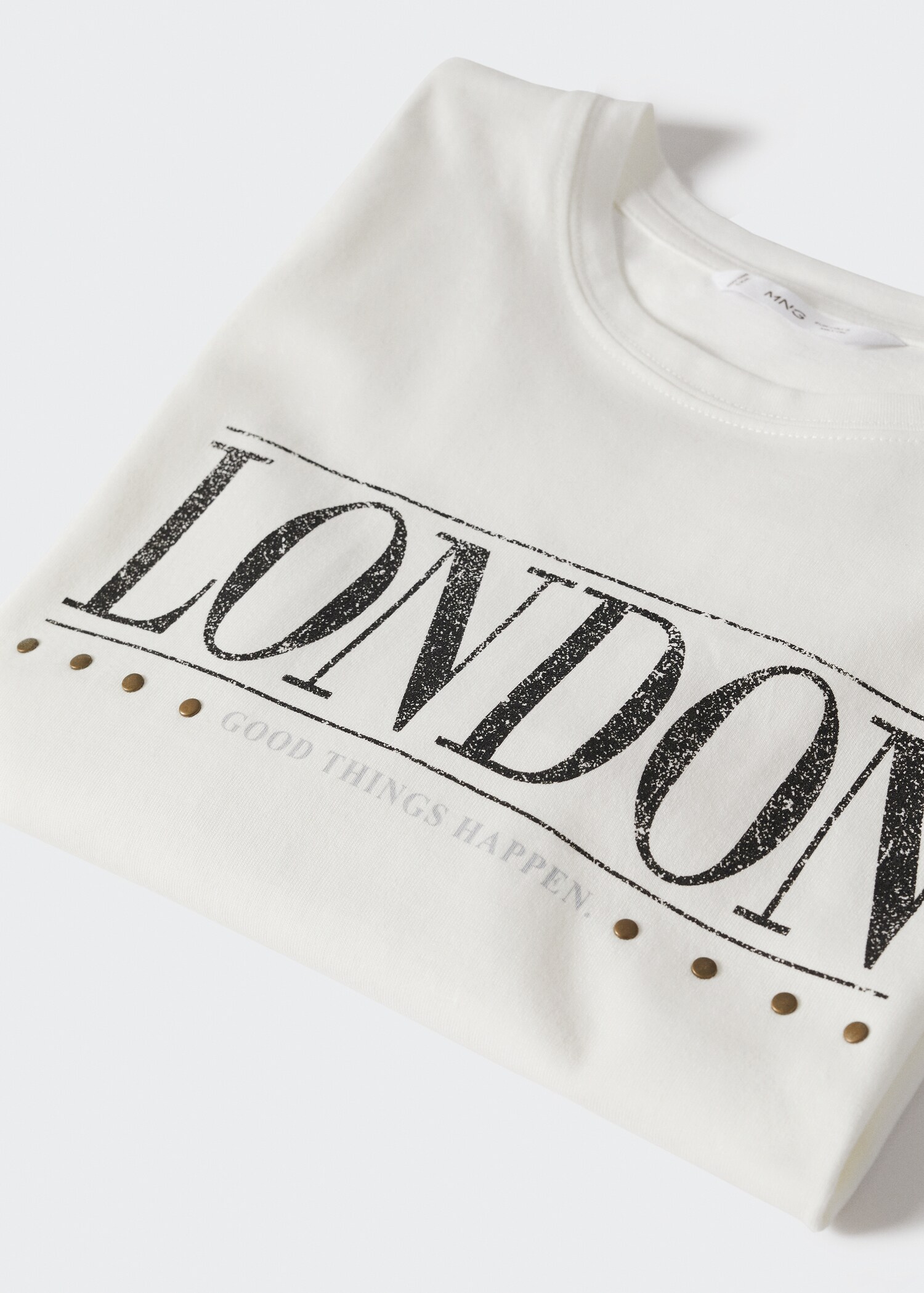 Printed cotton-blend T-shirt - Details of the article 8