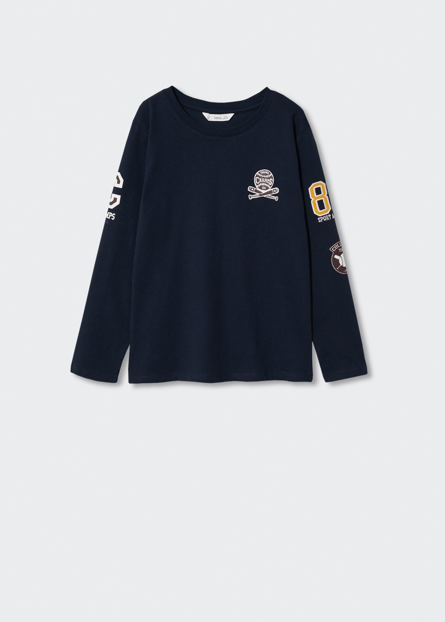 Long-sleeved t-shirt with patches - Article without model