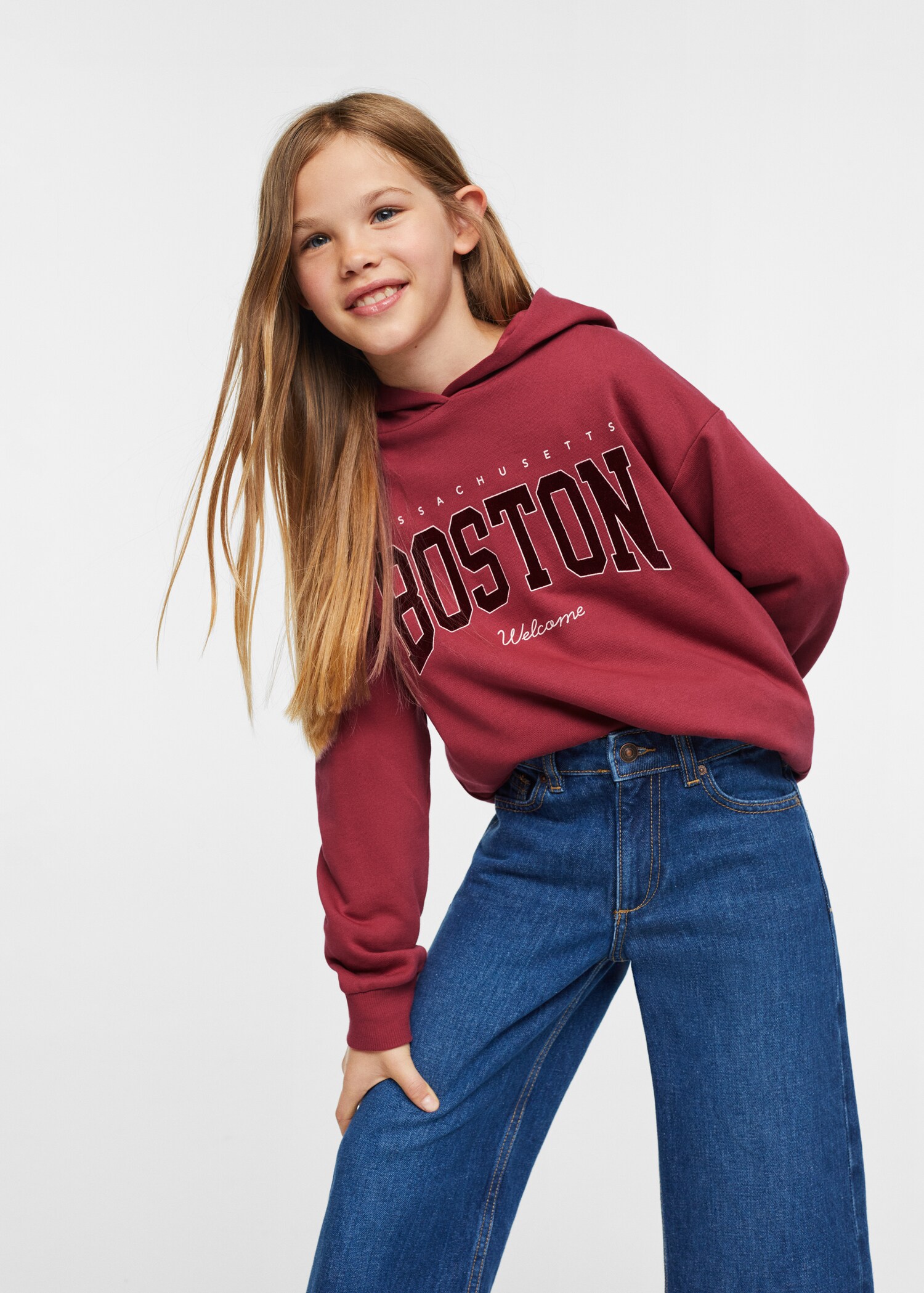 Hoodie mit Schriftzug - Detail des Artikels 2