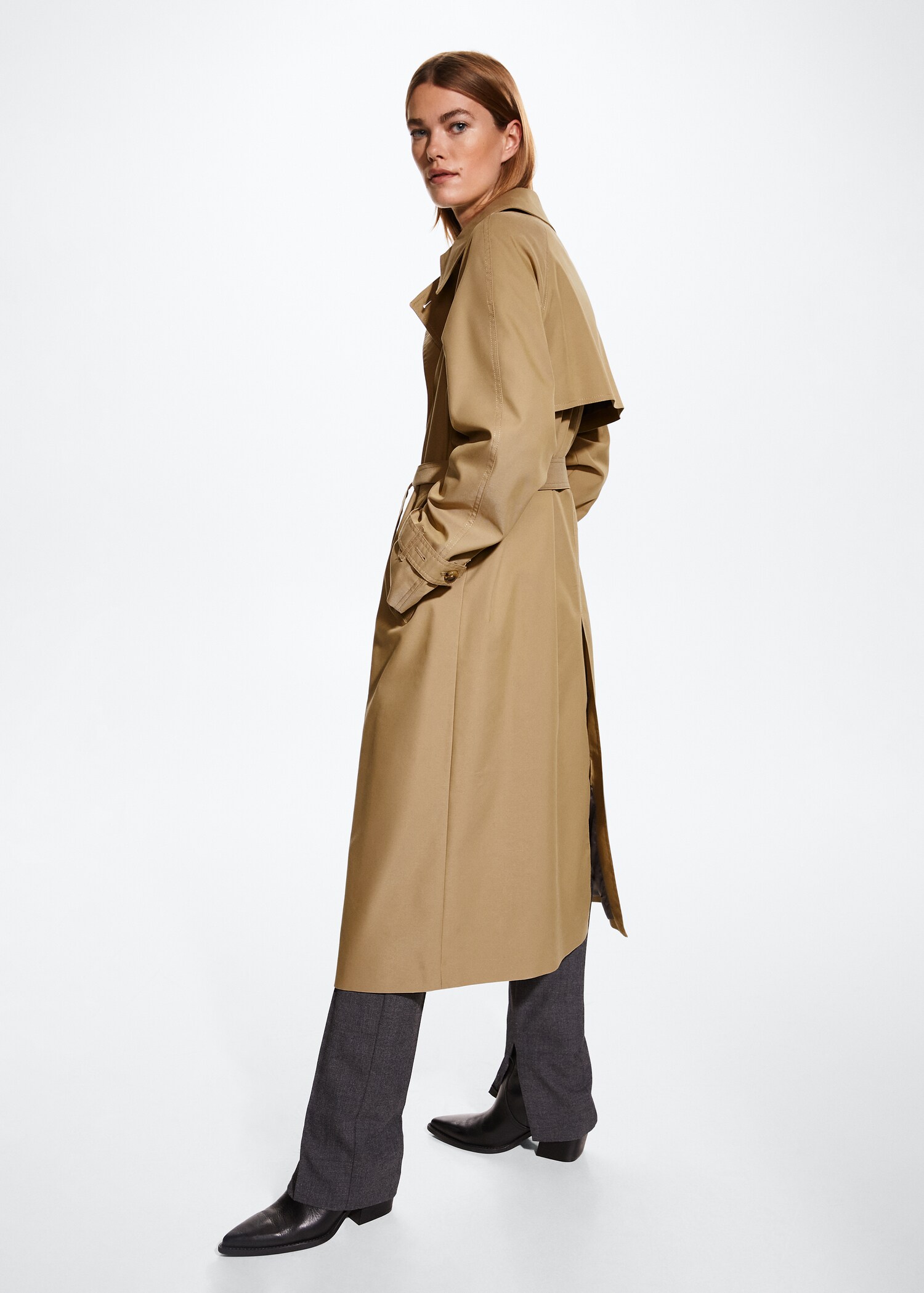 Cotton classic trench coat - Details of the article 2