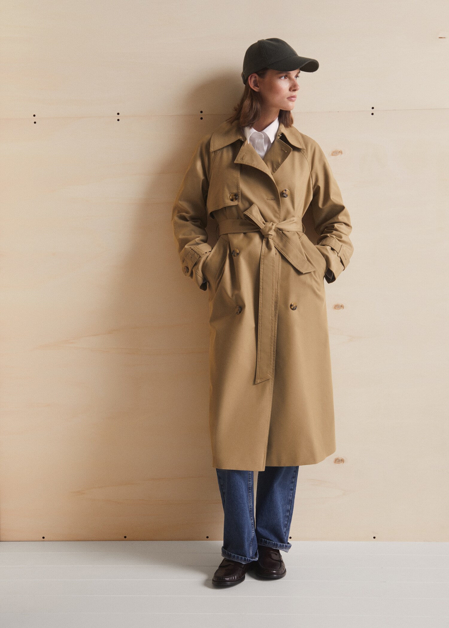 Cotton classic trench coat - Details of the article 6