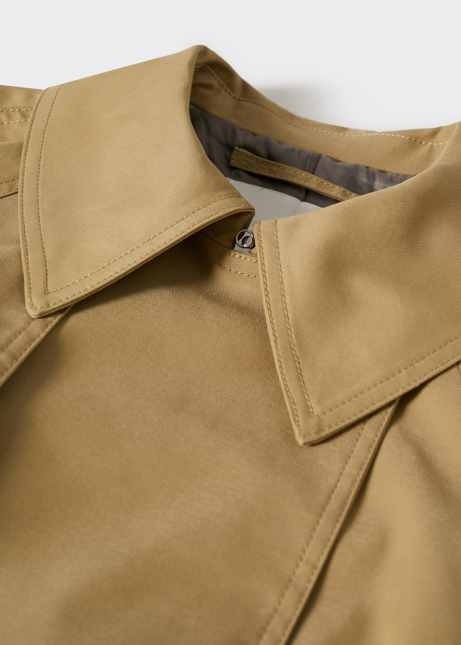 Cotton classic trench coat - Details of the article 8