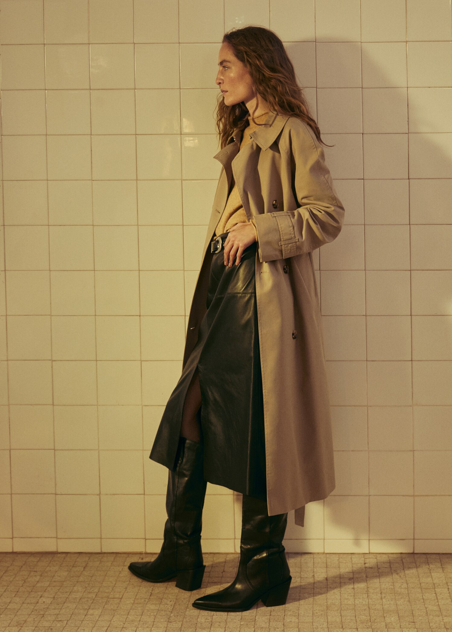 Cotton classic trench coat - Details of the article 9
