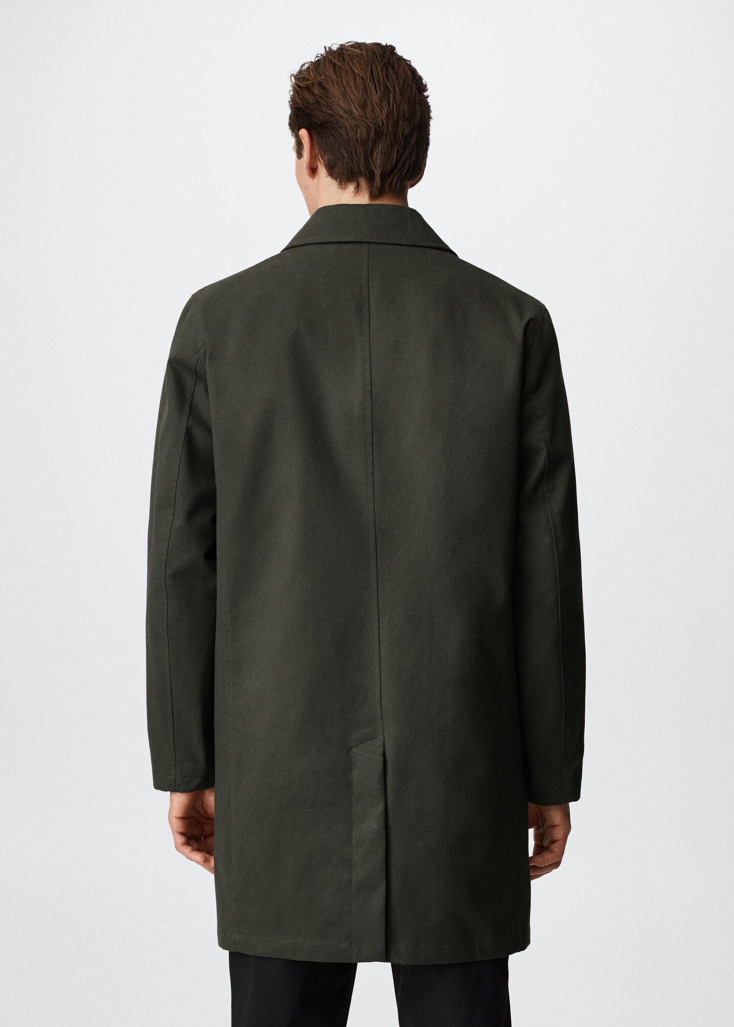 Trench algodón water repellent - Reverso del artículo