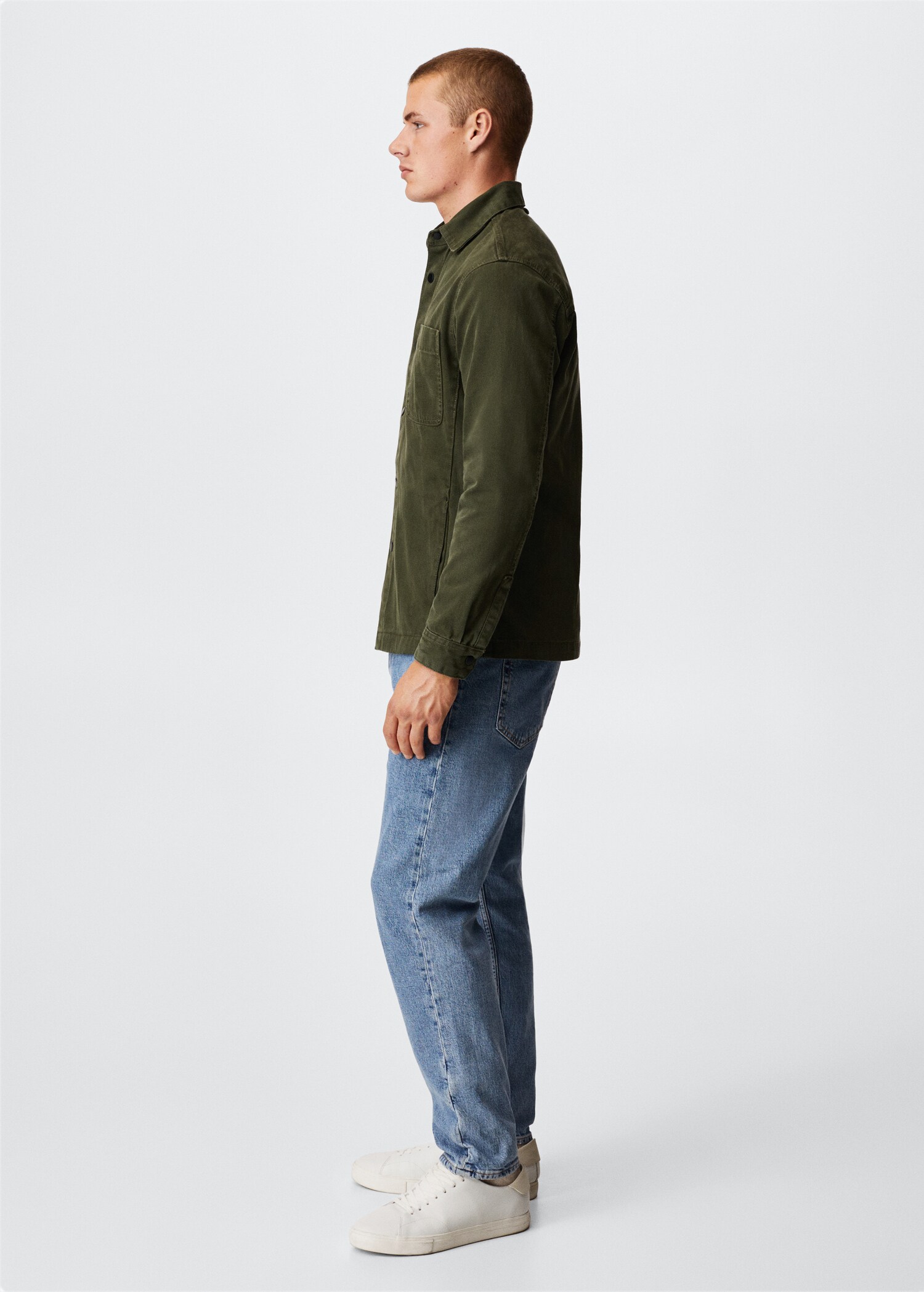 Jeans-Overshirt mit Taschen - Detail des Artikels 4
