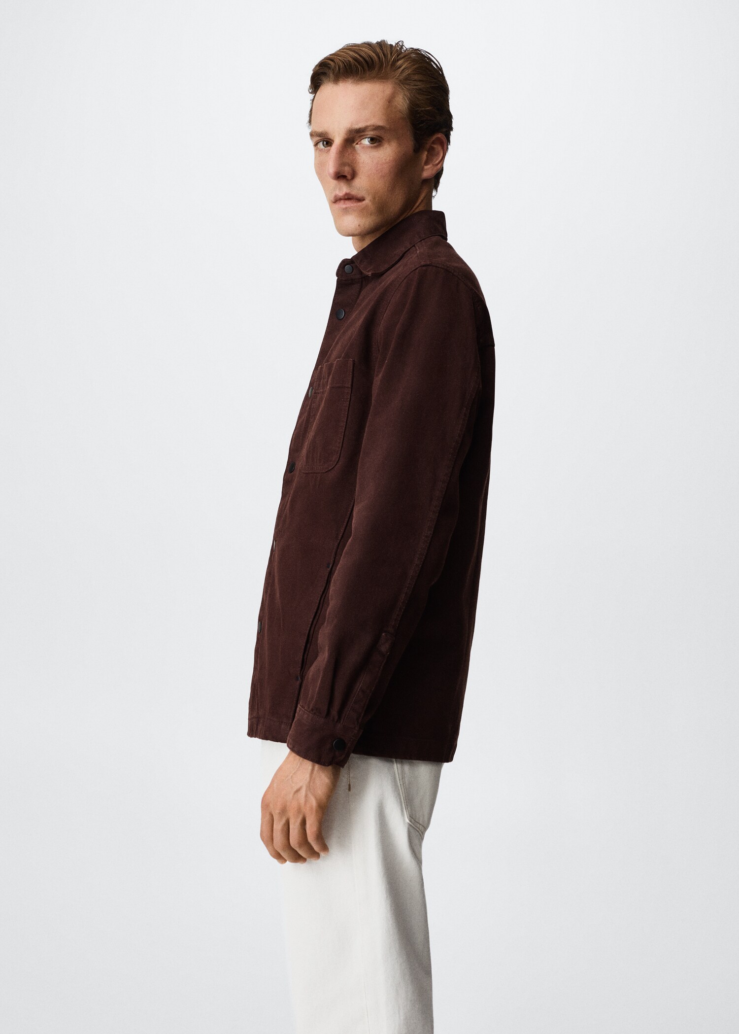 Jeans-Overshirt mit Taschen - Detail des Artikels 2