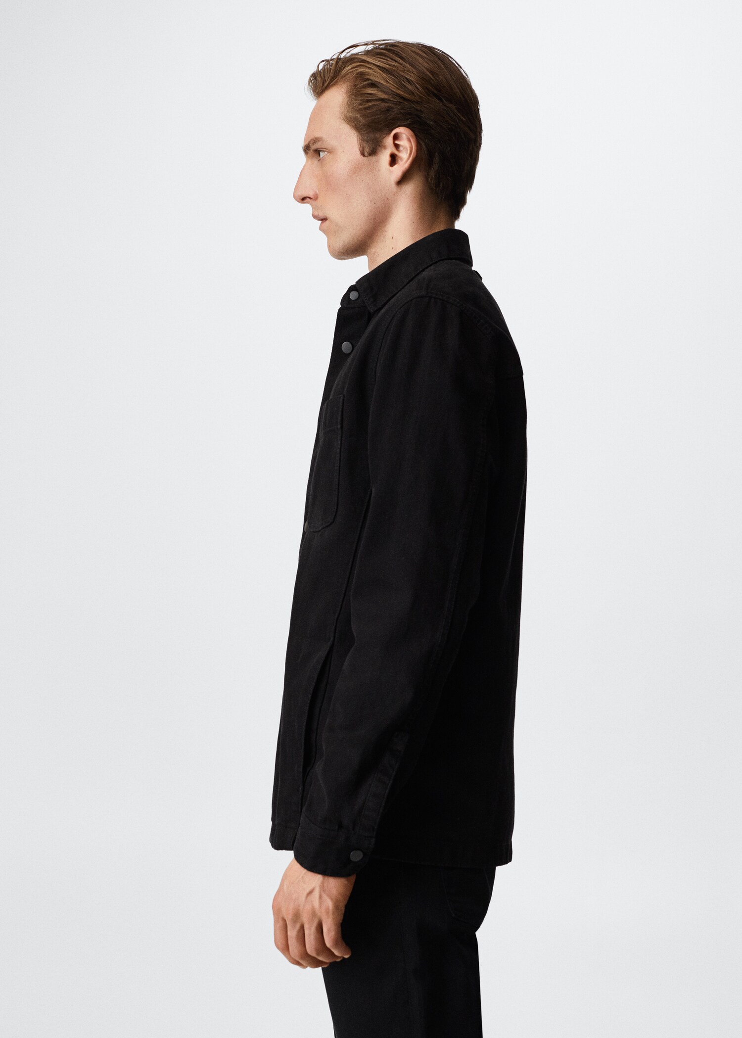 Jeans-Overshirt mit Taschen - Detail des Artikels 2