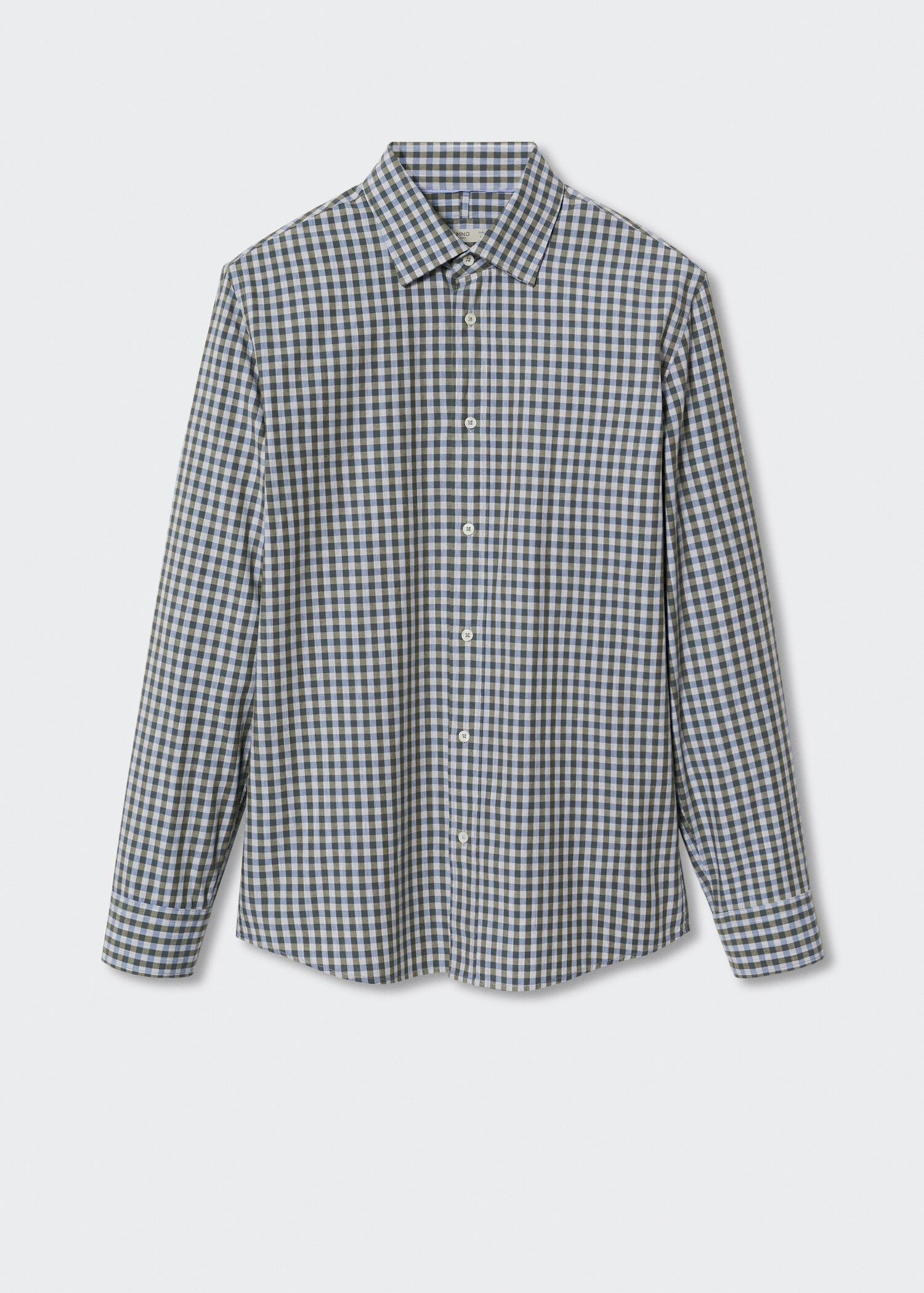 Gingham check cotton shirt - Article without model