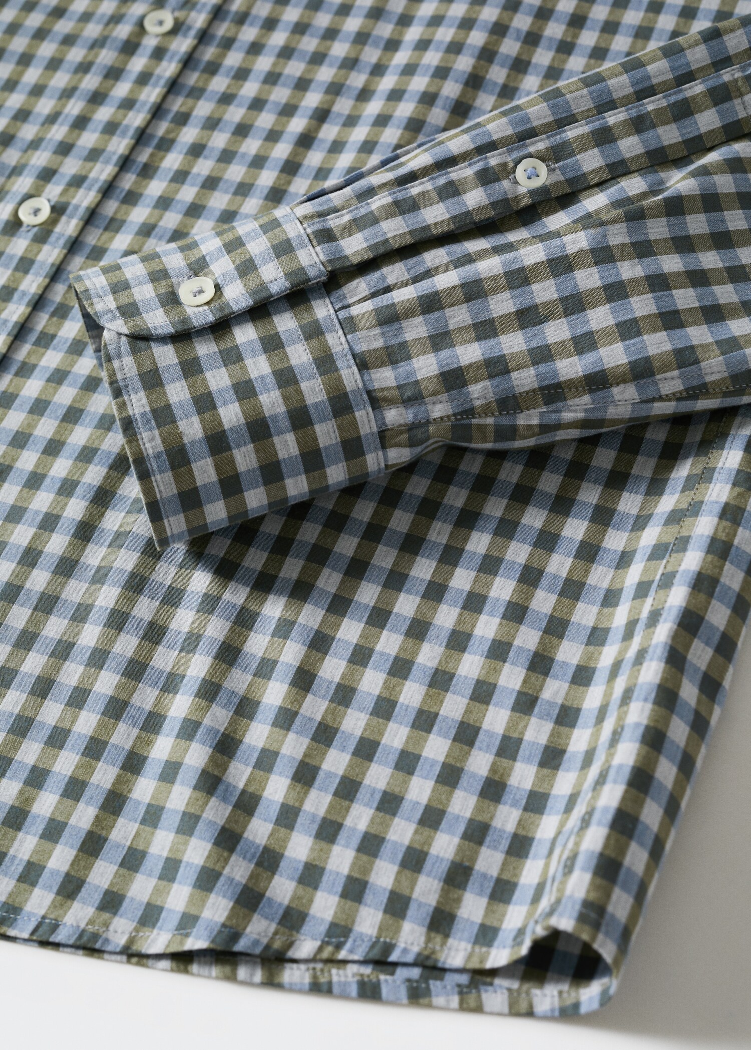 Gingham check cotton shirt - Details of the article 8
