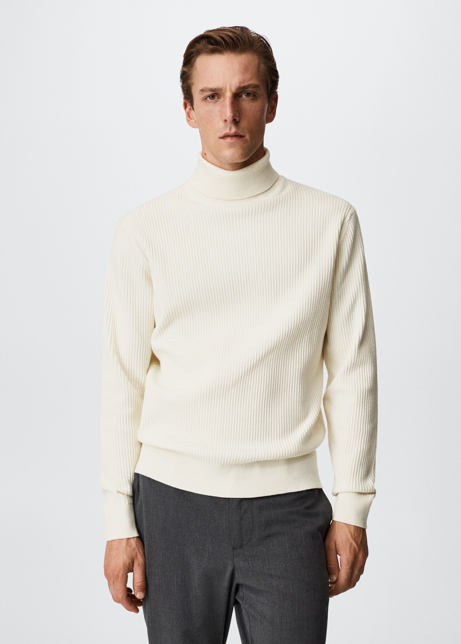 Jersey cuello alto estructura - Plano medio