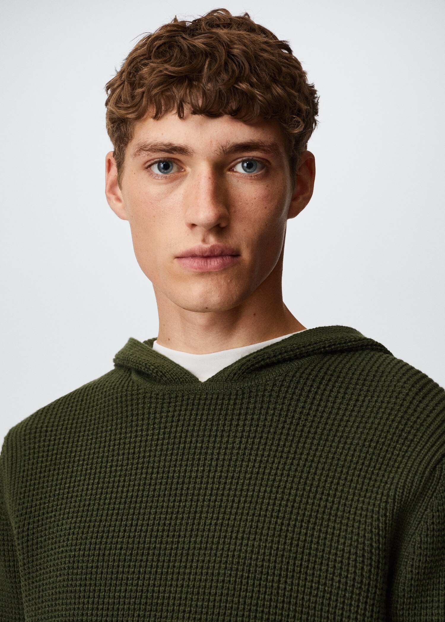 Structured hooded sweater - Details of the article 1