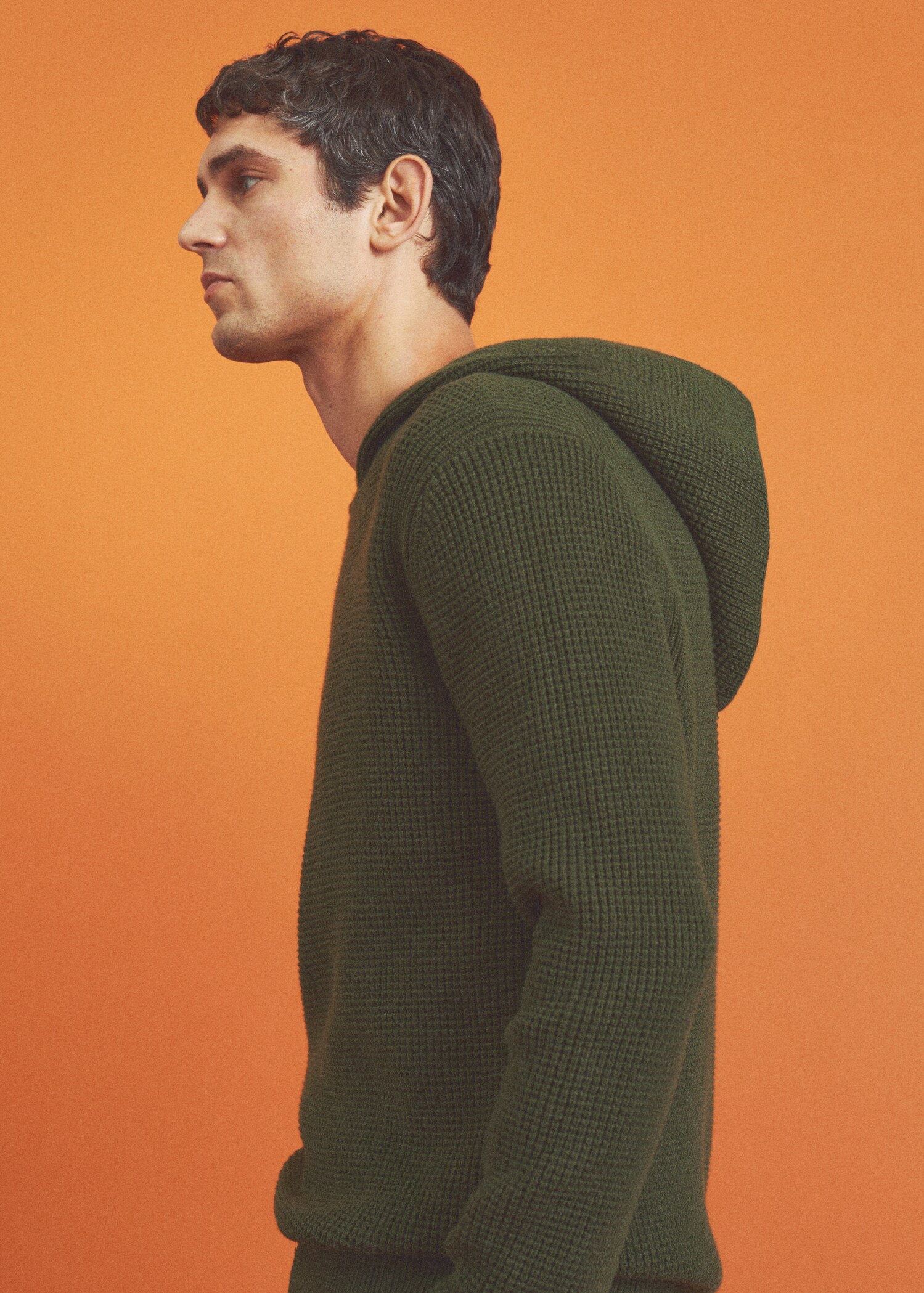 Structured hooded sweater - Details of the article 5