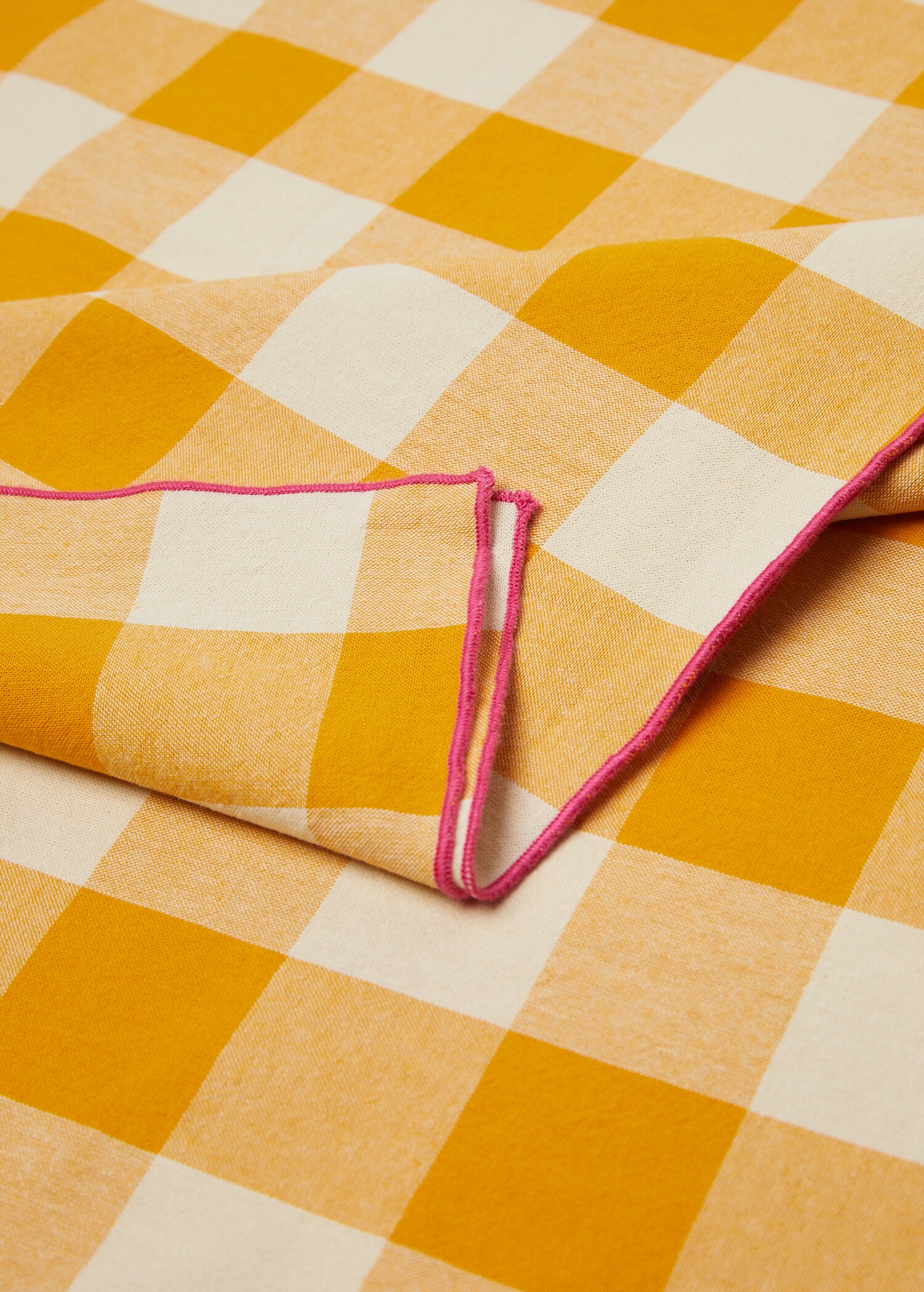 Striped cotton tablecloth 150x250cm - Medium plane