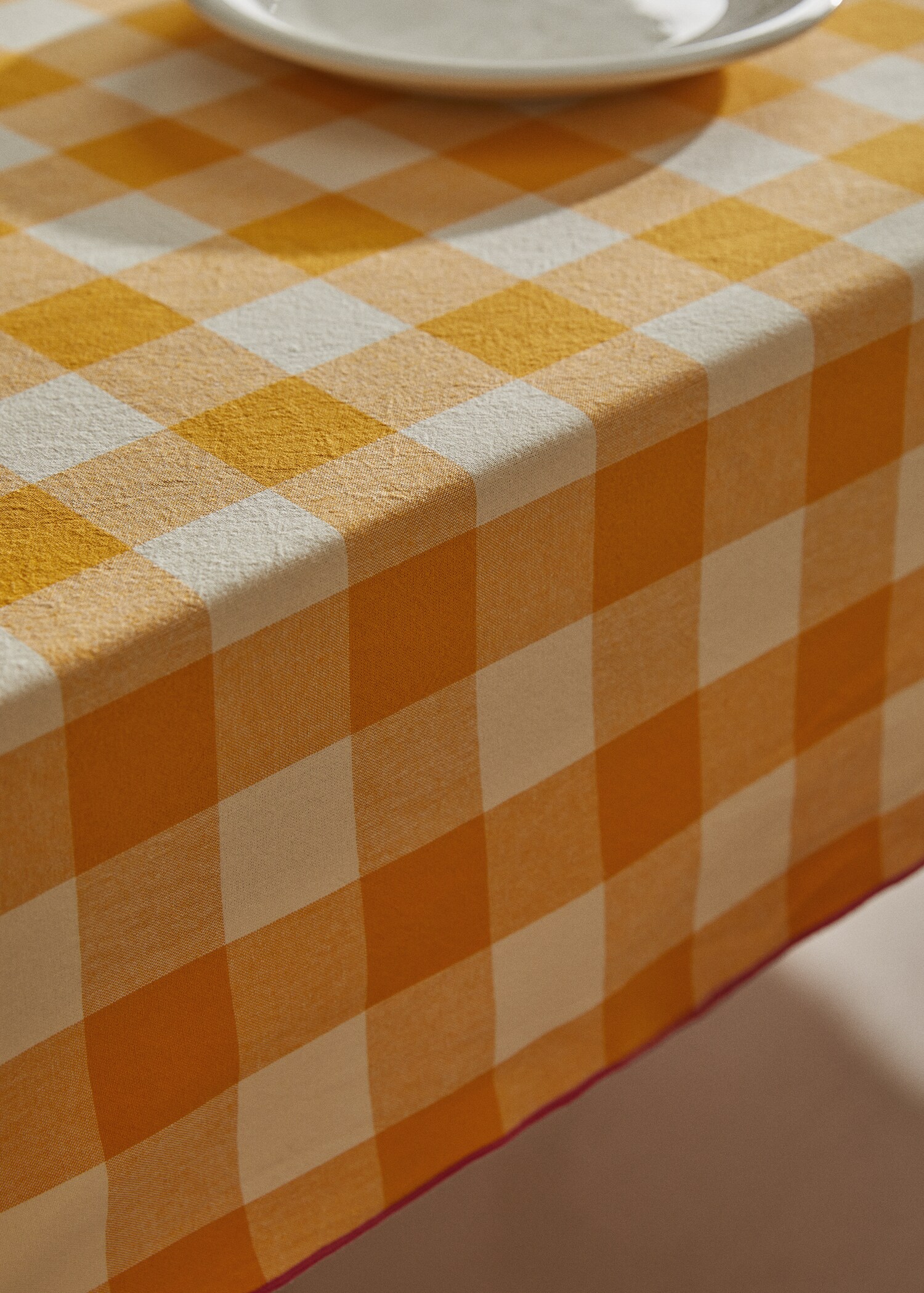 Striped cotton tablecloth 150x250cm - Details of the article 2