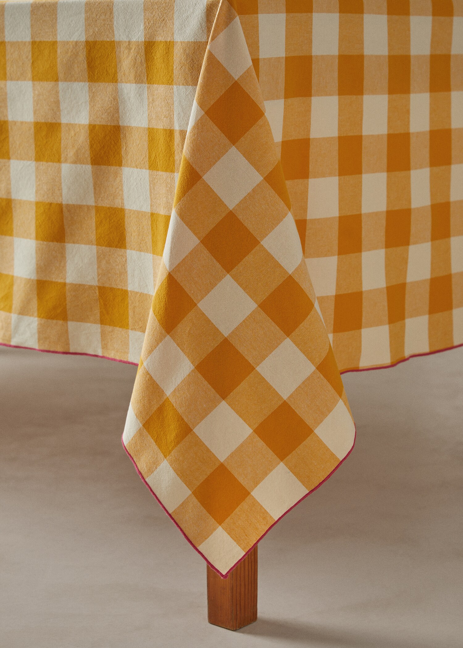 Striped cotton tablecloth 150x250cm - Details of the article 3