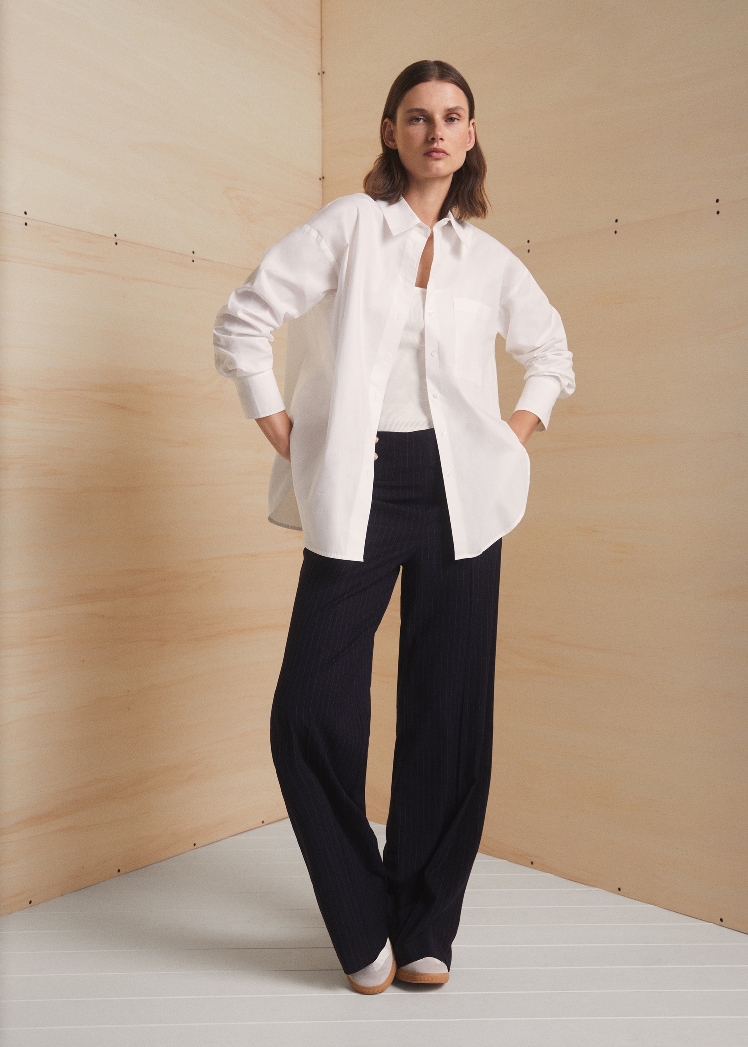 Oversize cotton shirt - Details of the article 6