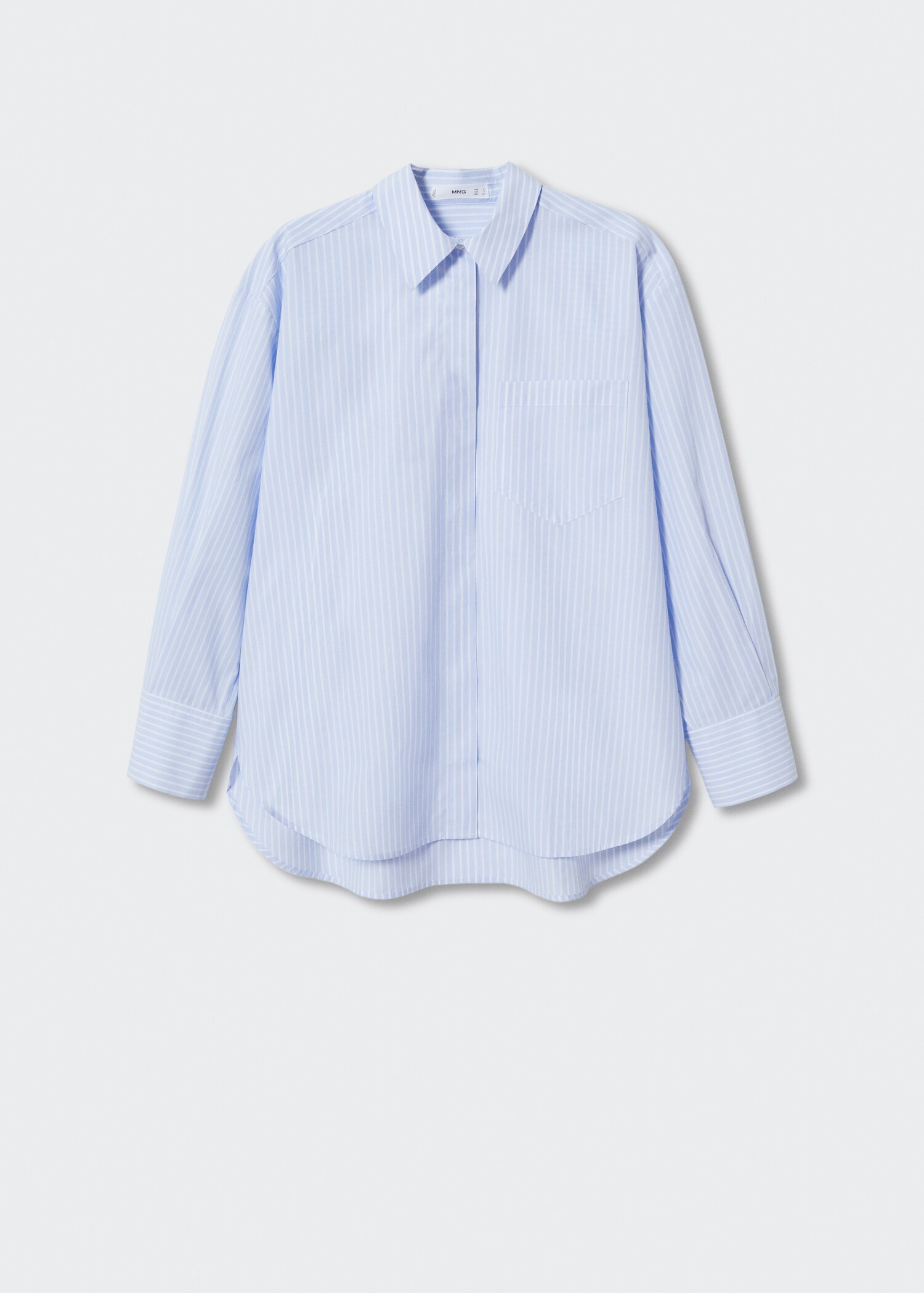 Oversize cotton shirt - Article without model
