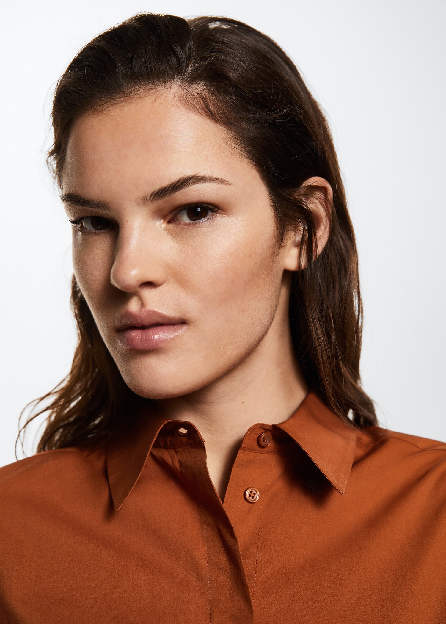 Oversize cotton shirt - Details of the article 1